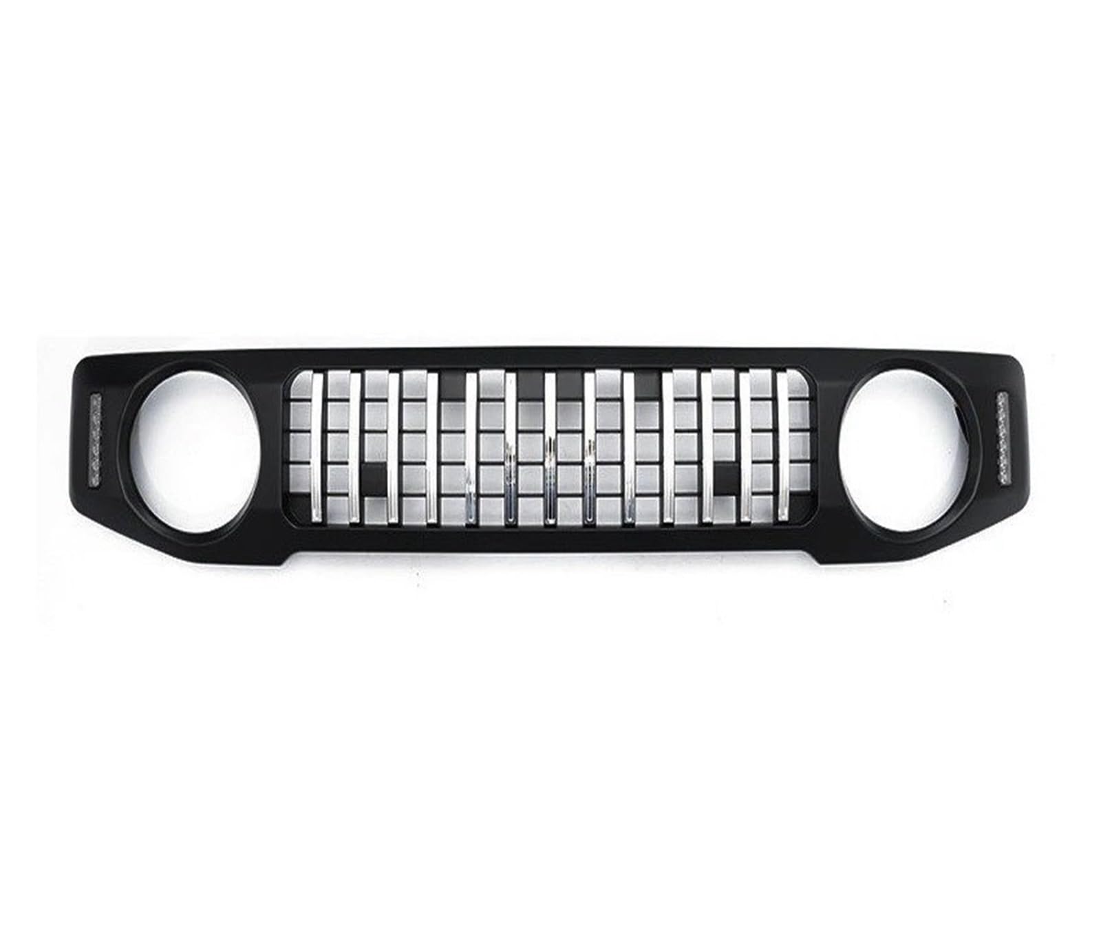 Auto Kühlergrill Front Kühlergrille Für Suzuki Für Jimny JB64 JB74 2019 2020 2021 2022 2023 2024 Auto Vorderen Stoßfänger Grills Honeycomb Mesh Kühlergrill Abdeckung(E-Style) von MALTAY