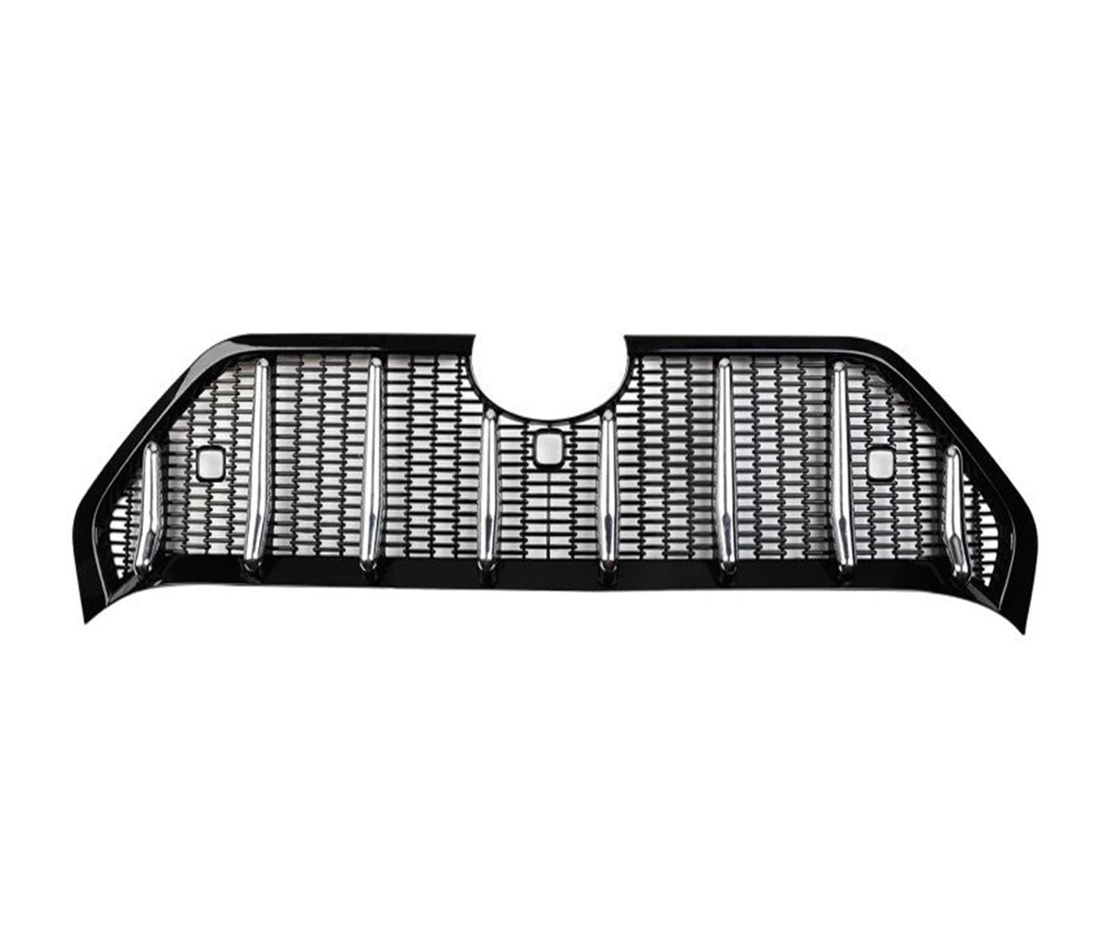 Auto Kühlergrill Front Kühlergrille Für Toyota Für RAV4 Für RAV 4 2019 2020 5. Umgerüstetes Schwarzes Mesh-Kühlergrill-Frontdekorationszubehör(with Radar Hole) von MALTAY