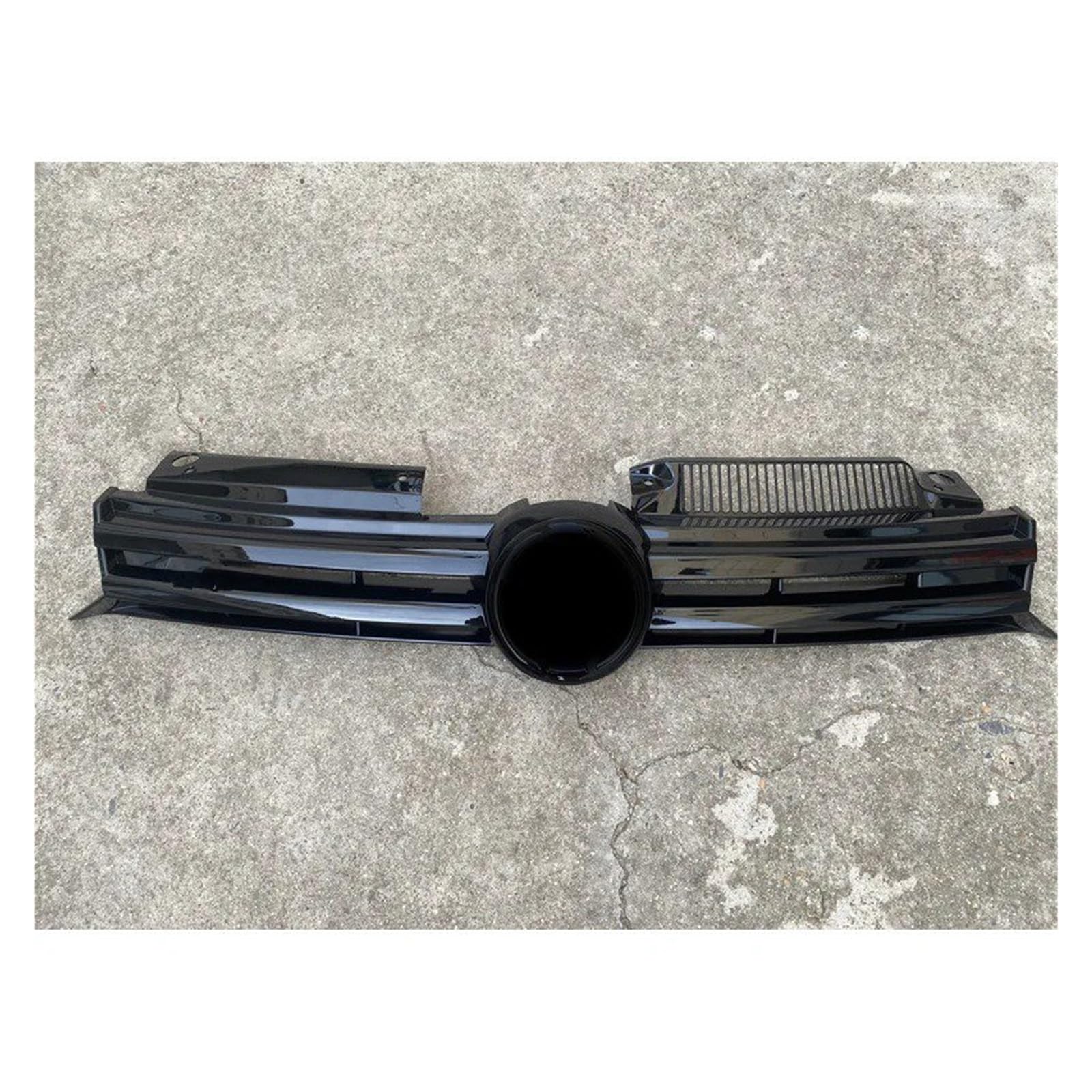 Auto Kühlergrill Front Kühlergrille Für VW Für Golf 6 2009 2010 2011 2012 2013 R20 Front Stoßstange Grill Maske Kühlergrill Medium Net Racing Grills(UP Silver) von MALTAY