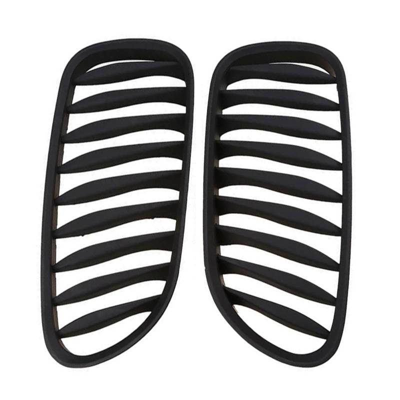Auto Kühlergrill Front Kühlergrille Für Z4 E85 Roadster/E86 Coupe 51117117757,51117117758 Matt/Glanz Schwarz Auto Vorderen Stoßfänger Nieren Kühlergrill Racing Grills Gitter(Matt-schwarz) von MALTAY