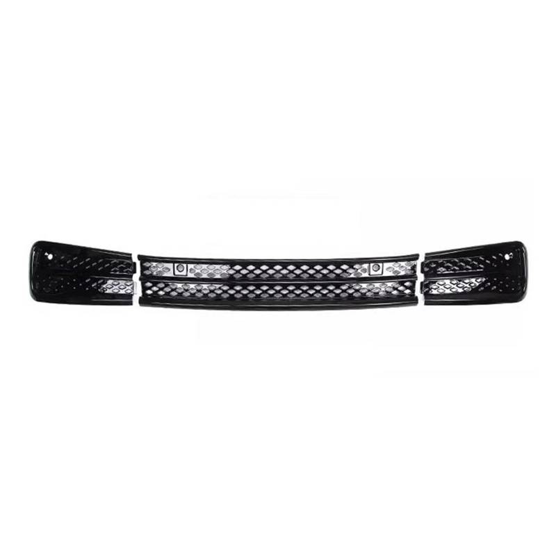 Auto Kühlergrill Front Kühlergrille Racing Grille Für VW Für ID3 2017 2018 2019 2020 Jahr Carbon Schwarz Front Stoßstange Grill Körper Ornament Vents Kit Spoiler(Bright Black) von MALTAY