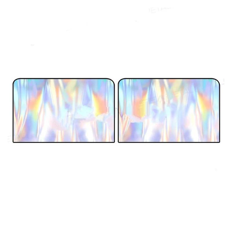 Autofenster Sonnenschutz 2Pcs Auto Sonnenschutz Auto Seitenfenster Sonnenschutz Magnetische Vorhänge Sommer Sonnenschutz UV-Blockierung Auto Provacy Vorhänge Sonnenschutz(Rear 2Pcs) von MALTAY