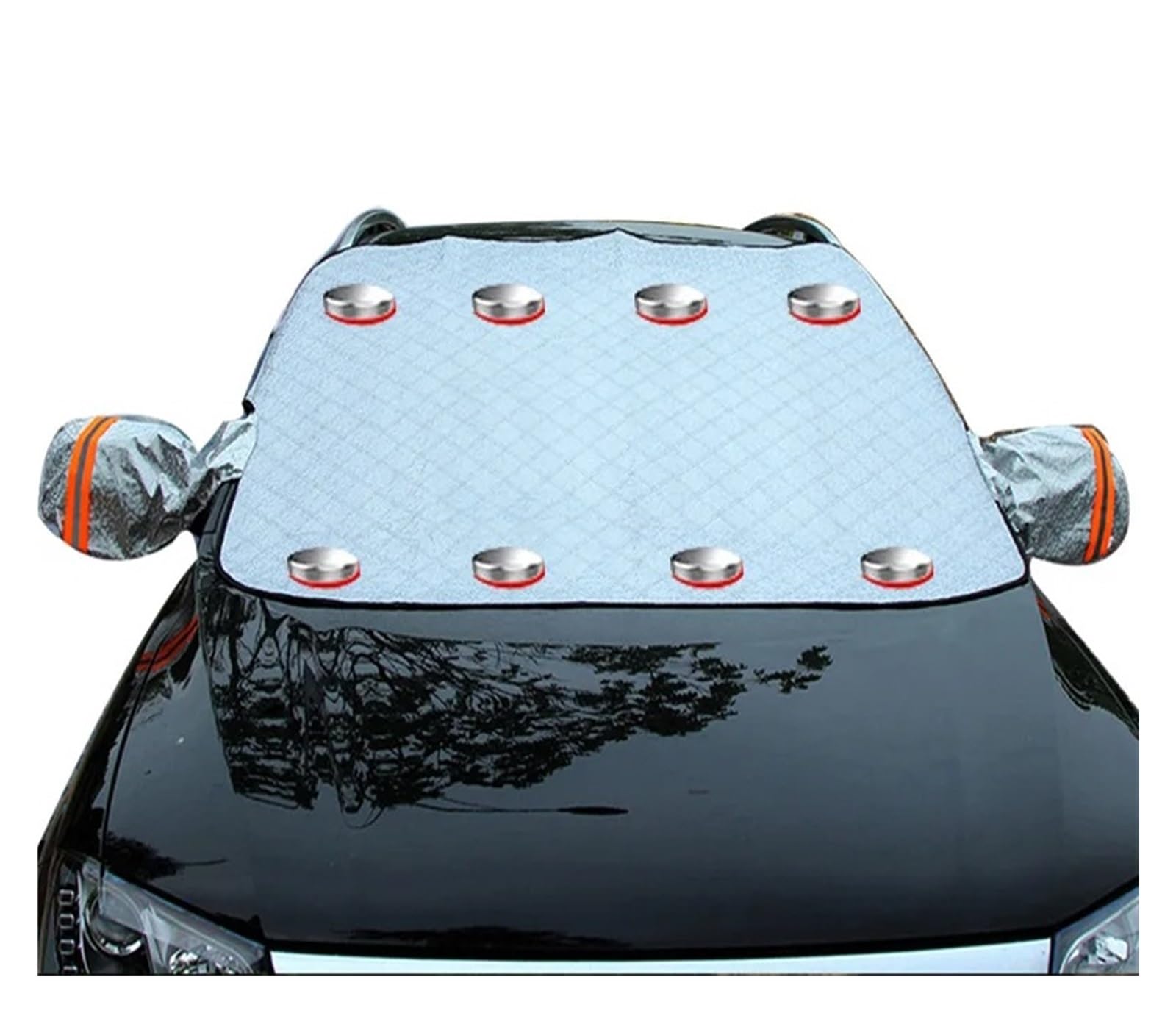 Autofenster Sonnenschutz Autos Außenabdeckung Auto Schneeabdeckung Windschutzscheibe Sonnenschutz Outdoor wasserdichte Autoabdeckung Anti EIS Frost Autoschutz Winter Sonnenschutz(Magnetic) von MALTAY