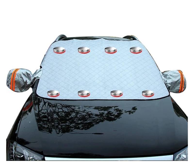 Autofenster Sonnenschutz Autos Außenabdeckung Auto Schneeabdeckung Windschutzscheibe Sonnenschutz Outdoor wasserdichte Autoabdeckung Anti EIS Frost Autoschutz Winter Sonnenschutz(Magnetic) von MALTAY