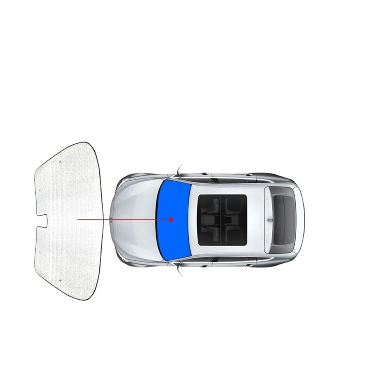 Autofenster Sonnenschutz Für Cayenne 92A 9Y0 2011-2025 Auto-Sonnenschutz UV-Schutzabdeckung Seitenfenstervorhang Sonnenschutzvisier Windschutzscheibenzubehör Sonnenschutz(Front 11-17) von MALTAY