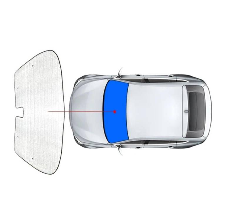 Autofenster Sonnenschutz Für Cayenne 92A 9Y0 2011-2025 Auto-Sonnenschutz UV-Schutzabdeckung Seitenfenstervorhang Sonnenschutzvisier Windschutzscheibenzubehör Sonnenschutz(Front 18-25) von MALTAY