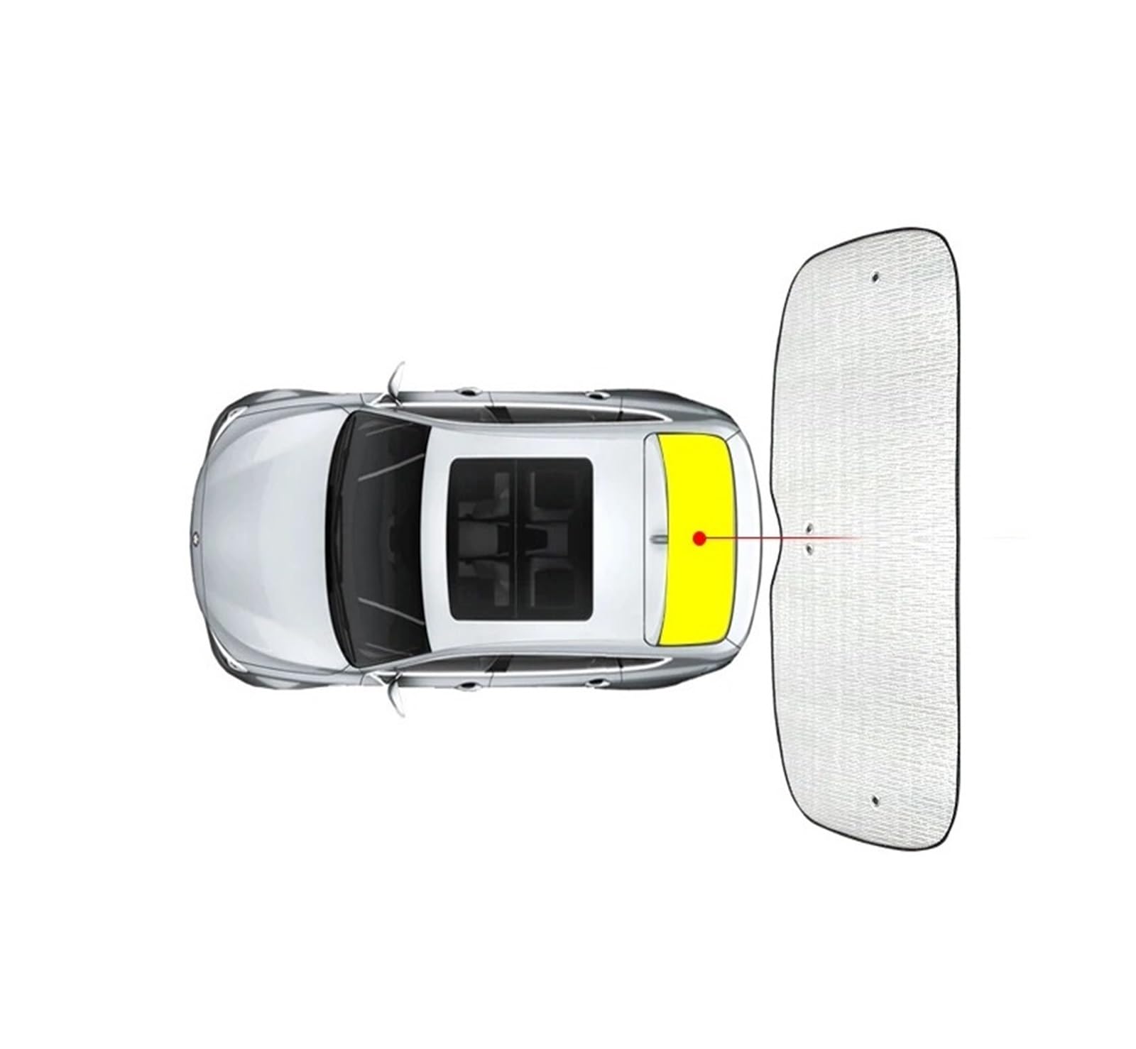 Autofenster Sonnenschutz Für Cayenne 92A 9Y0 2011-2025 Auto-Sonnenschutz UV-Schutzabdeckung Seitenfenstervorhang Sonnenschutzvisier Windschutzscheibenzubehör Sonnenschutz(Rear 11-17) von MALTAY