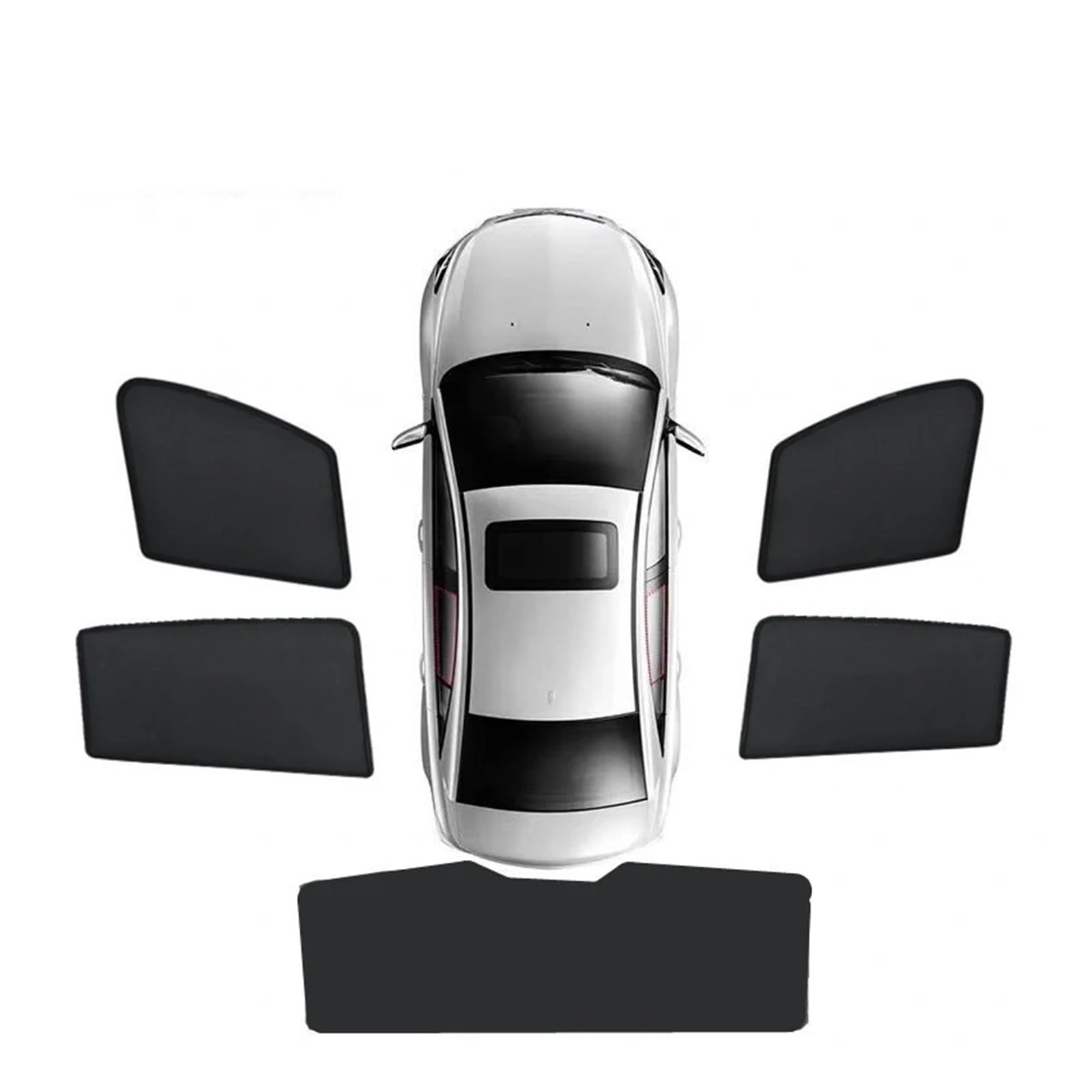 Autofenster Sonnenschutz Für Cayenne 92A E2 2011 2012 2013 2014 2015 2016 2017 2018 Magnetischer Sonnenschutz Lichtblockierende Vorhänge Privatsphäre Zubehör Sonnenschutz(5PCS Set) von MALTAY