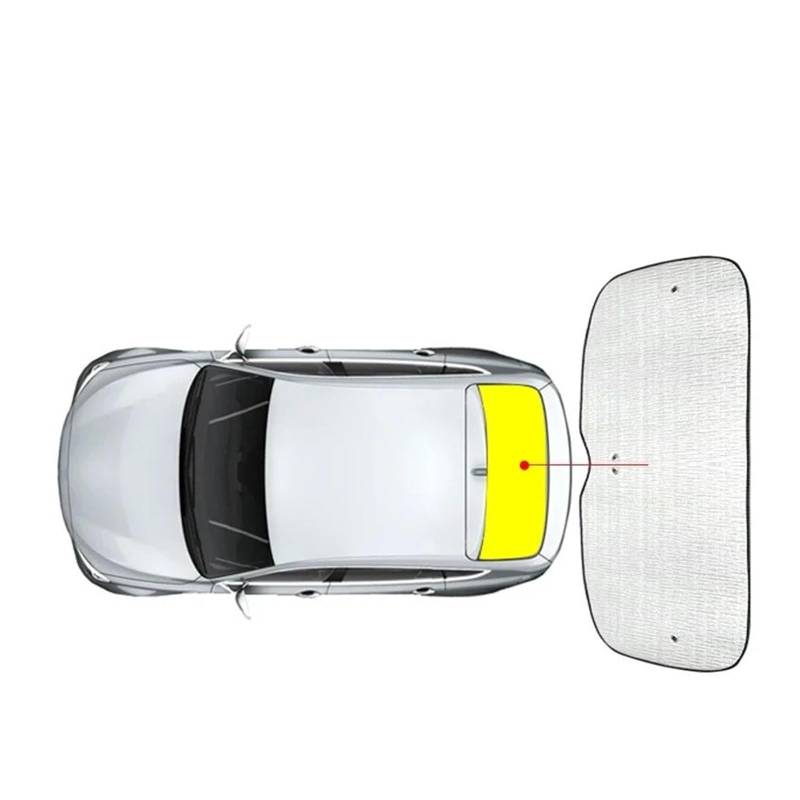Autofenster Sonnenschutz Für GAC Für Trumpchi GS3 Für EMZOOM 2023 2024 2025 Autosonnenschutz UV-Schutzabdeckung Seitenfenstervorhang Sonnenschutzvisiermatte Windschutzscheibe Sonnenschutz(Rückseite) von MALTAY