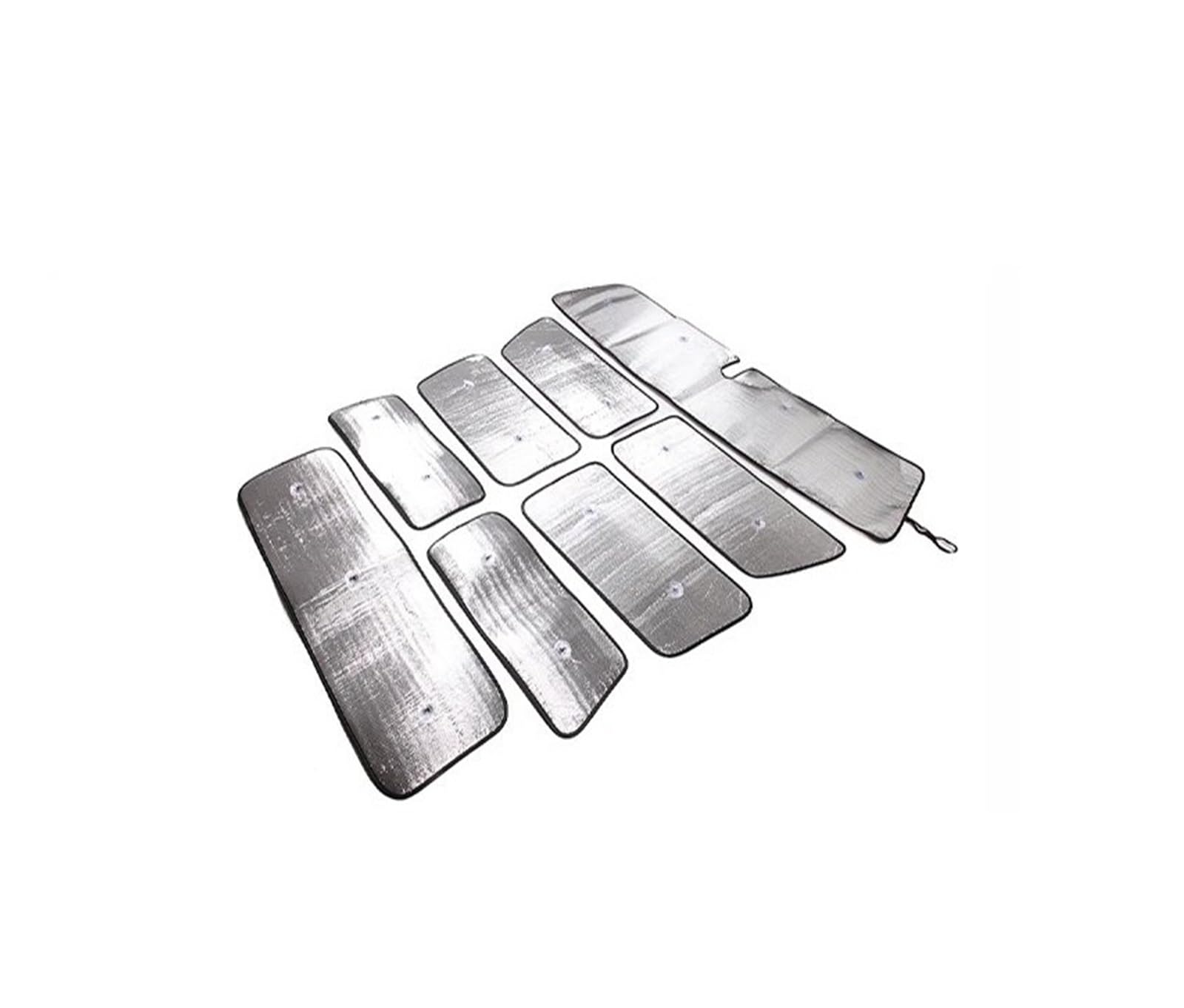 Autofenster Sonnenschutz Für Hummer Für H2 2003-2009 Auto-Frontglas-Sonnenschutz Sonnenschutz Wärmedämmstoff Auto-Windschutzscheiben-Sonnenschutzabdeckungen Zubehör Sonnenschutz(8pcs) von MALTAY