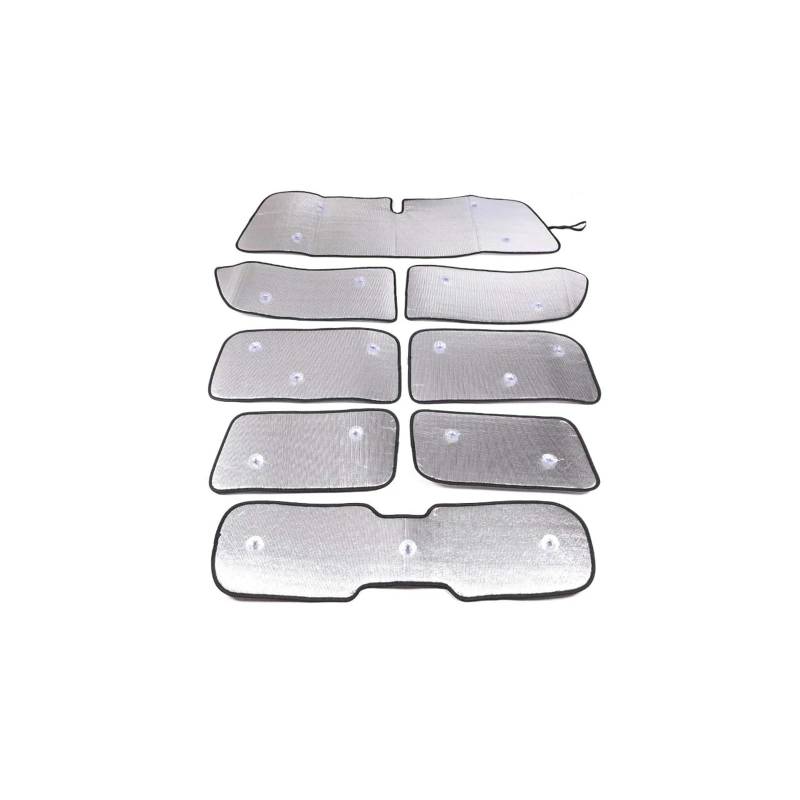Autofenster Sonnenschutz Für Hummer Für H3 2005 2006 2007 2008 2009 Auto-Frontscheibenabdeckung Vollfensterglas Sonnenschutz Sonnenschirm Autozubehör Sonnenschutz(8pcs) von MALTAY