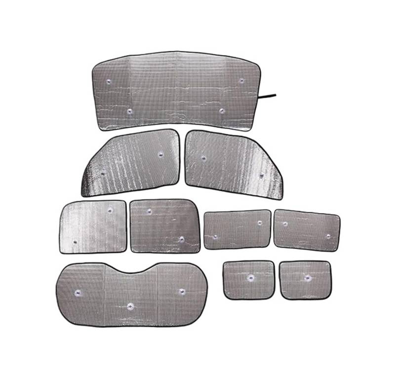 Autofenster Sonnenschutz Für Land Für Rover Für Defender 110 130 2004-2024 Auto-Frontscheibenabdeckung Vollfensterglas Sonnenschutz Sonnenschirm Autozubehör Sonnenschutz(130 2020-2024) von MALTAY