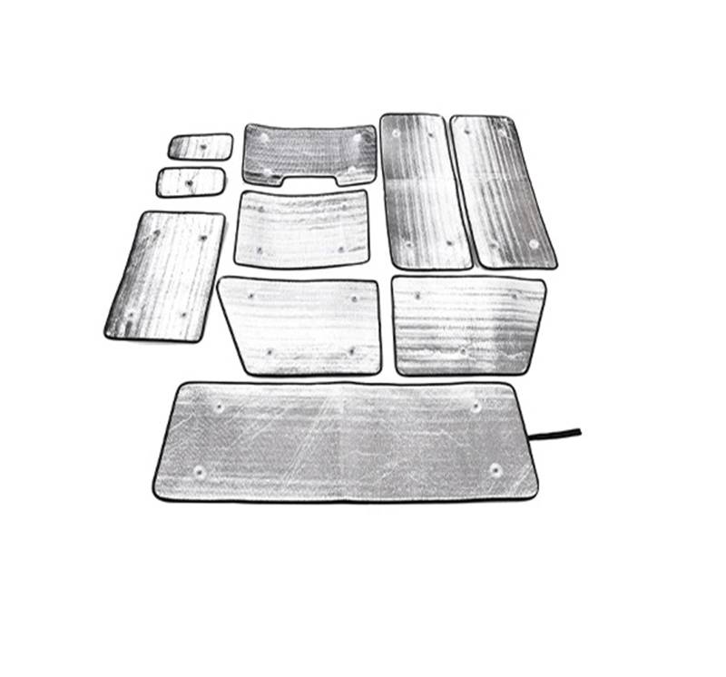 Autofenster Sonnenschutz Für Land Für Rover Für Defender 110 130 2004-2024 Auto-Frontscheibenabdeckung Vollfensterglas Sonnenschutz Sonnenschirm Autozubehör Sonnenschutz(2004-2018) von MALTAY