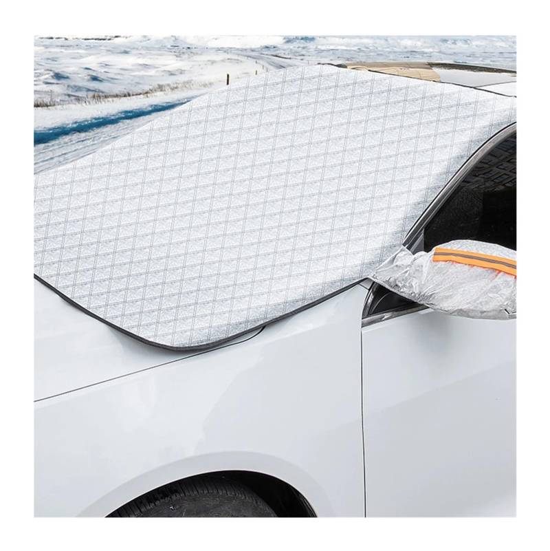 Autofenster Sonnenschutz Für SUV MPV Große Größe Auto Windschutzscheibe Abdeckung Magnet Winter Fenster Schnee Schild Anti Frost Auto Front Fenster Schnee Abdeckung Sonnenschutz von MALTAY