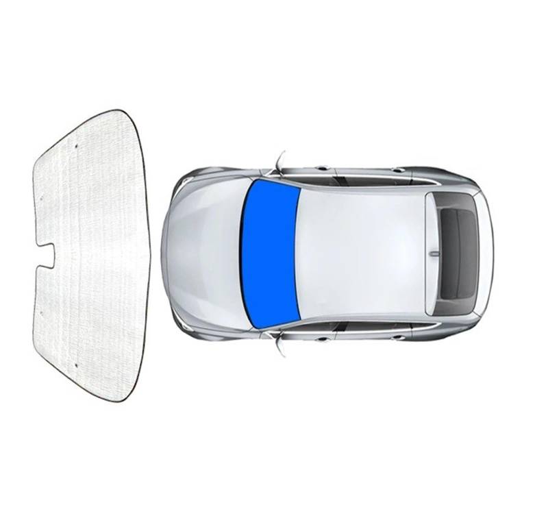 Autofenster Sonnenschutz Für Volvo Für XC90 2010-2025 Auto-Sonnenschutz UV-Schutzabdeckung Fenstervorhang Sonnenschutzvisier Windschutzscheibe Internes Autozubehör Sonnenschutz(1pcs Front 15-25) von MALTAY