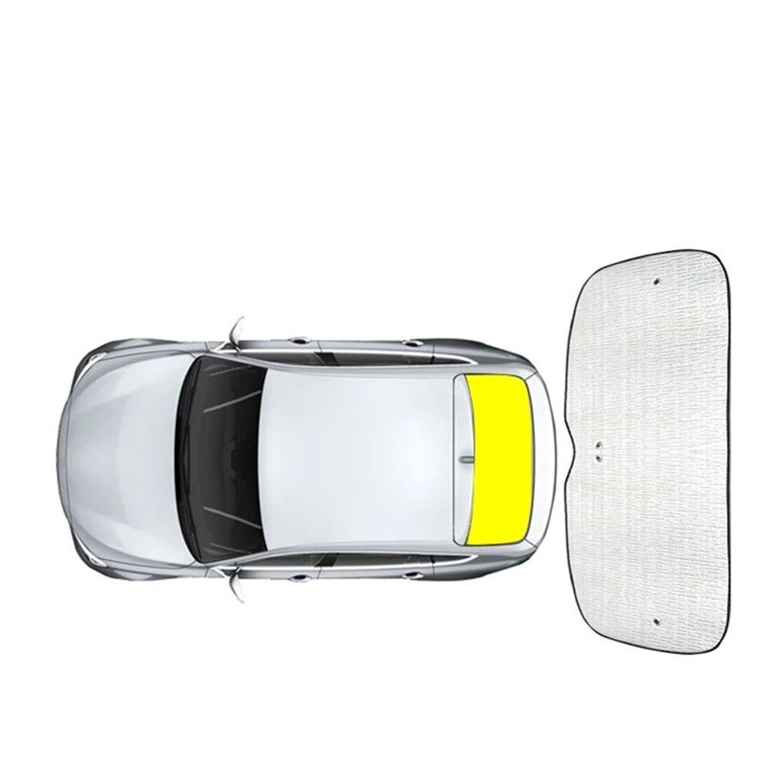 Autofenster Sonnenschutz Für Volvo Für XC90 2010-2025 Auto-Sonnenschutz UV-Schutzabdeckung Fenstervorhang Sonnenschutzvisier Windschutzscheibe Internes Autozubehör Sonnenschutz(1pcs Rear 15-25) von MALTAY
