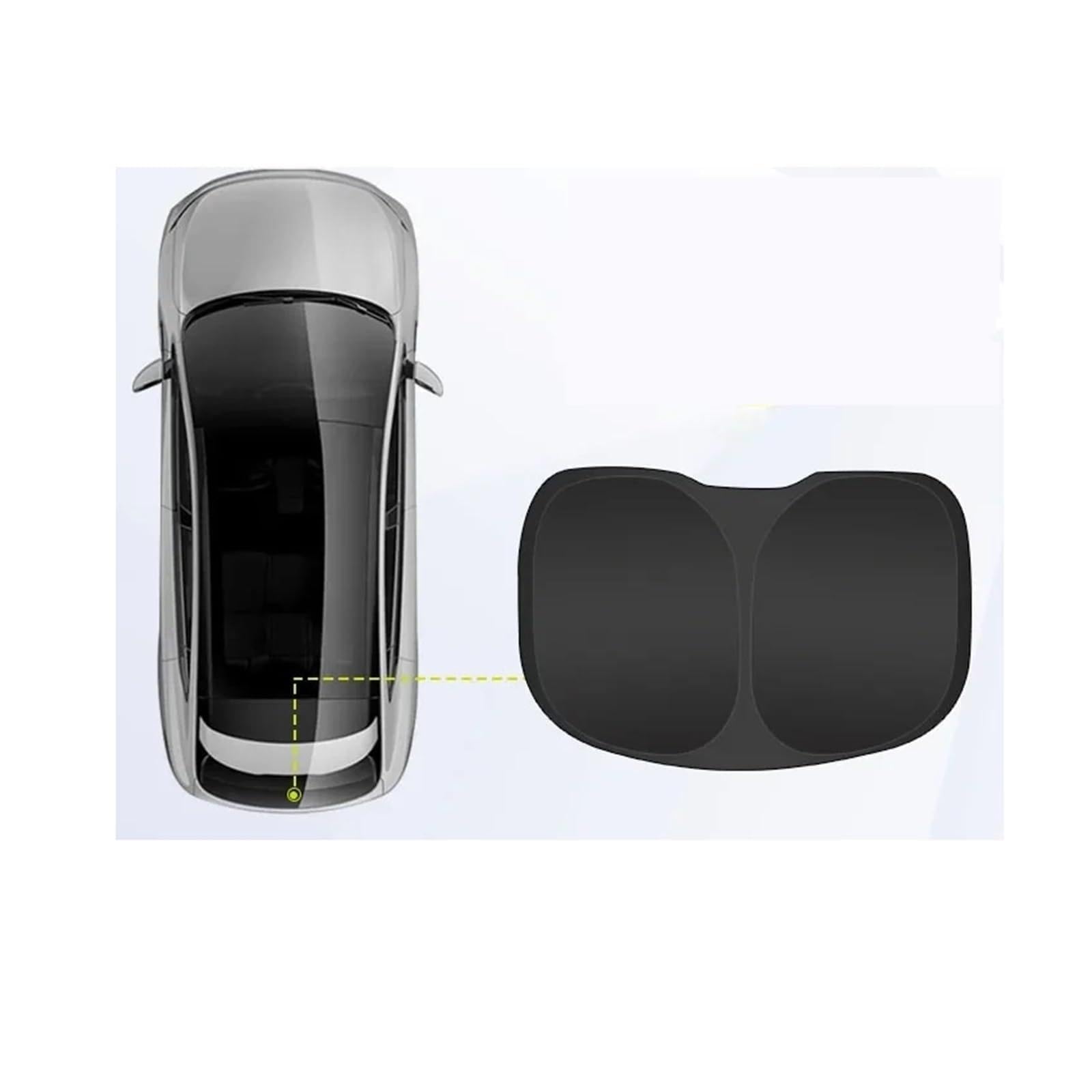 Autofenster Sonnenschutz Für XPENG Für G6 2024 2025 Auto-Windschutzscheibenfenster-Sonnenschutz Anti-UV-Schutz Sonnenschutzabdeckung Autozubehör Sonnenschutz(D Type) von MALTAY