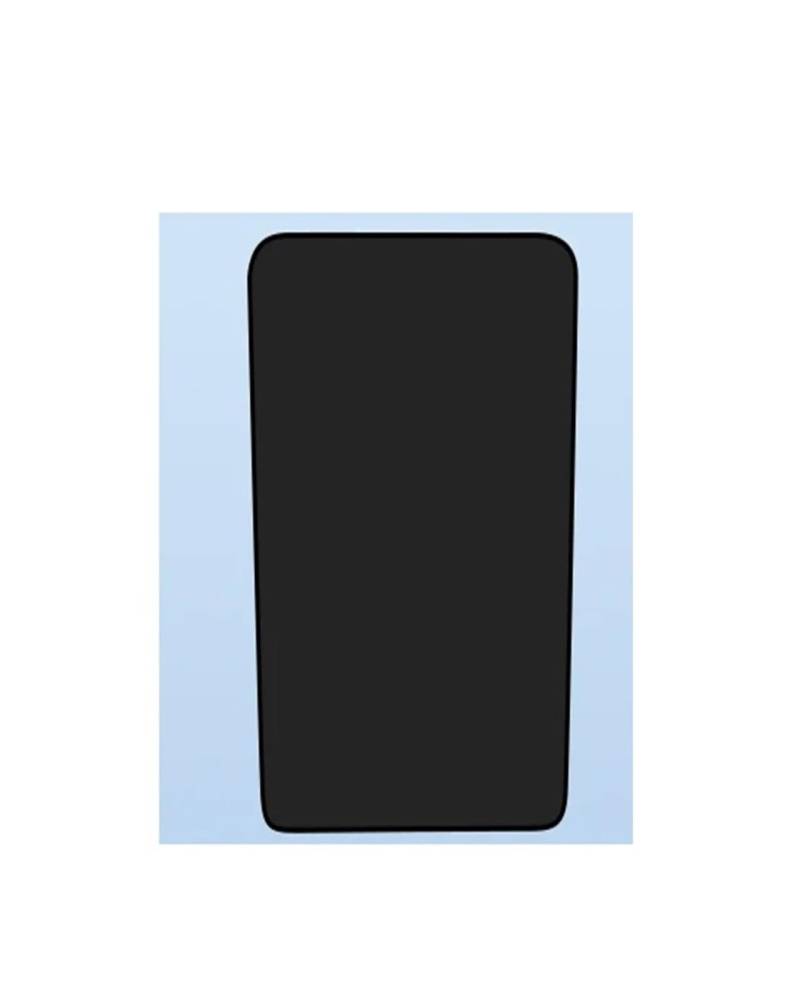 Autofenster Sonnenschutz Für ZEEKR X 2023 2024 2025 Bunter Eiskristall-Autodach-Sonnenschutz Auto-Clip-on-Schiebedach-Oberlicht-Rollo-Abdeckung Zubehör Sonnenschutz(Black 1pcs) von MALTAY