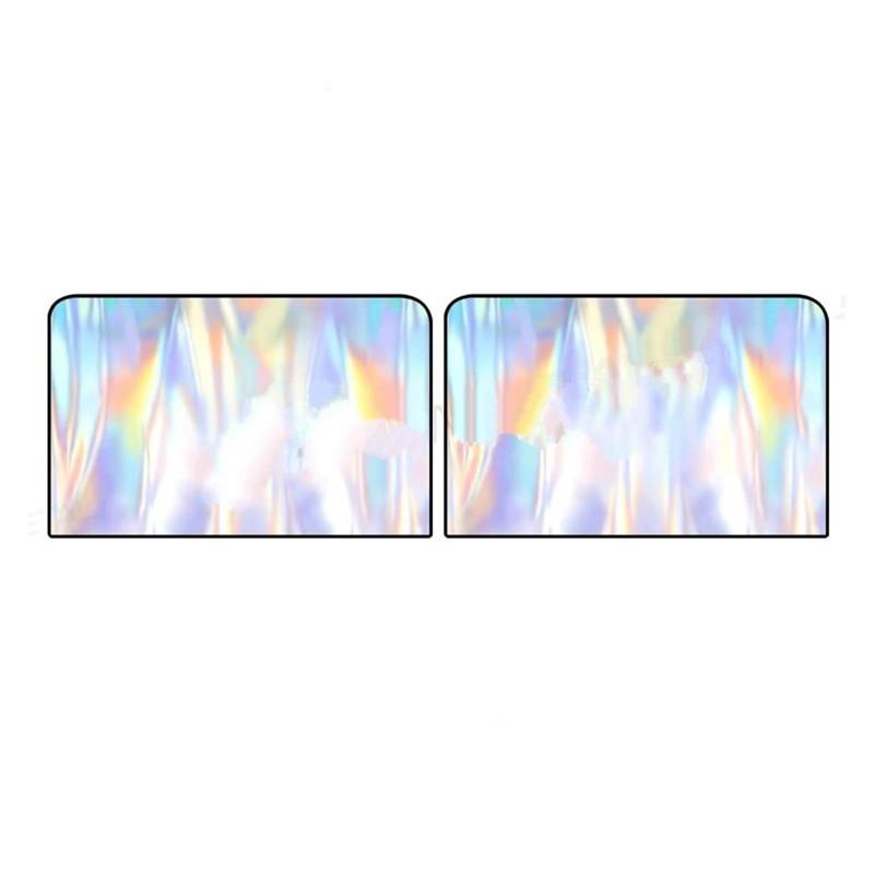 Autofenster Sonnenschutz Magnetischer Sonnenschutz Für Autofenster, UV-blockierender Sonnenschutz, Blendfreie Sichtschutzvorhänge Für Babys, Kühlender Sommersonnenschutz Sonnenschutz(Rear 2Pcs) von MALTAY