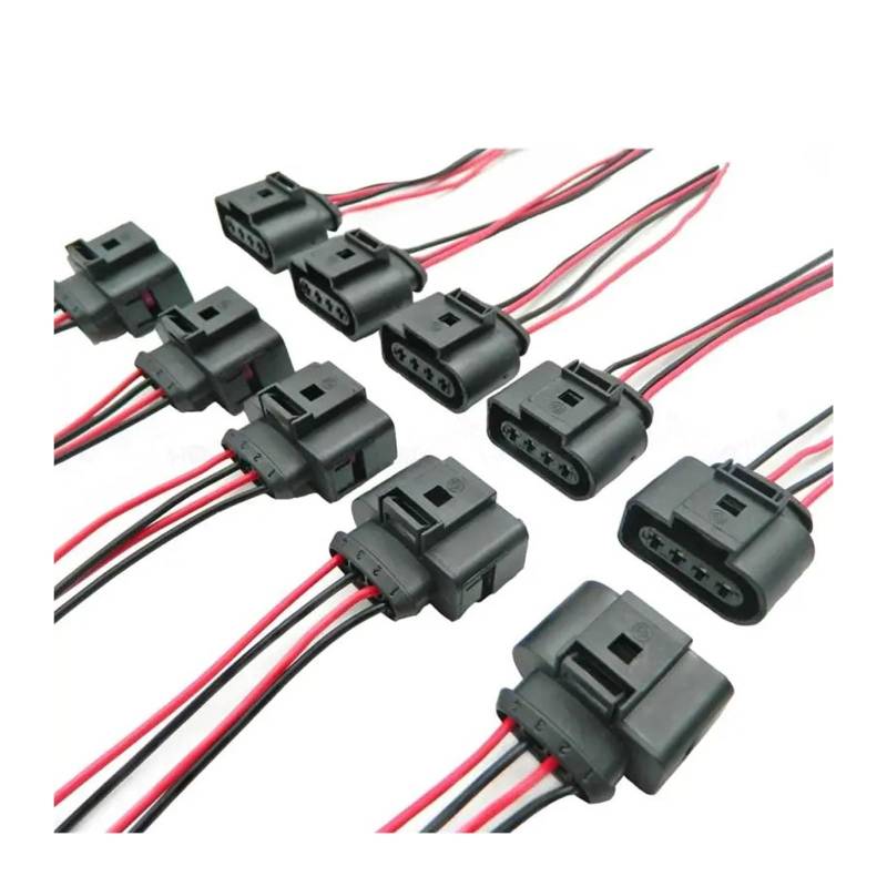 Zündeinheit Zündspule Anschlüsse Reparatur Kabelbaum Stecker Für A3 Für A4 Für A5 Für A6 Für A8 Für TT 1J0973724 4B0973724 Zündspule(10 PCS) von MALTAY