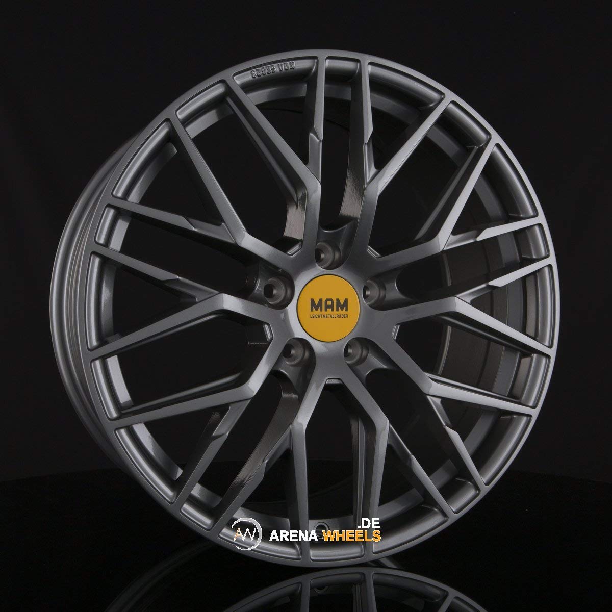 MAM Felgen RS4 8,5Jx19 5/108 ET45 72,6 PALLADIUM PAINTED von MAM Felgen