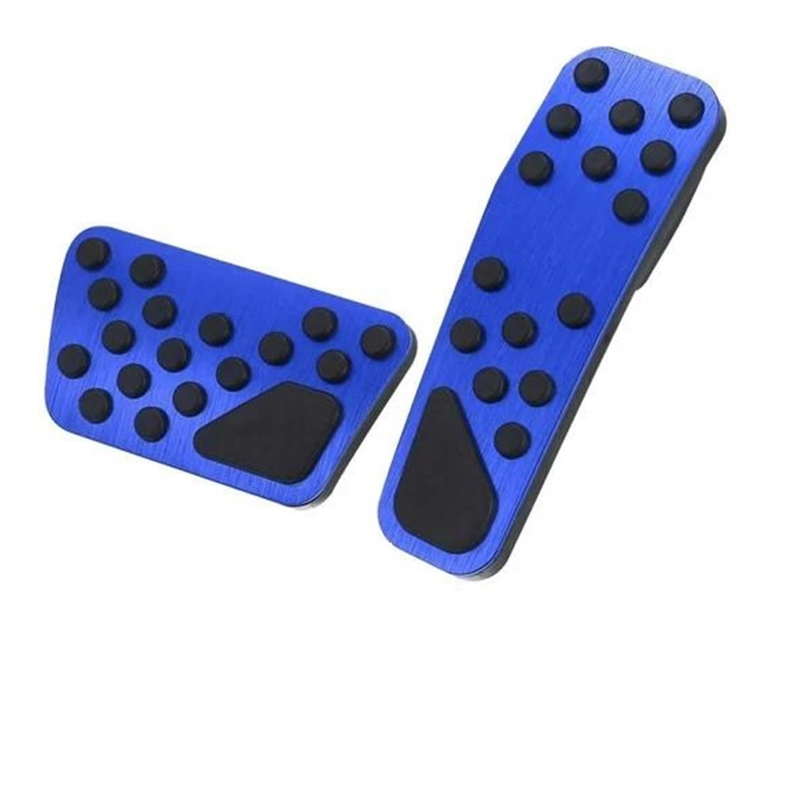 Auto-Pedal-Abdeckung 2 Stücke Für Dodge Für Charger Für Challenger 2009-2019 Für Chrysler 300 2014-2019 Aluminium Auto Pedal Gas Bremse Pedale Abdeckung rutschfeste Bremse Pedalkappen(Blau) von MAMEFVBB