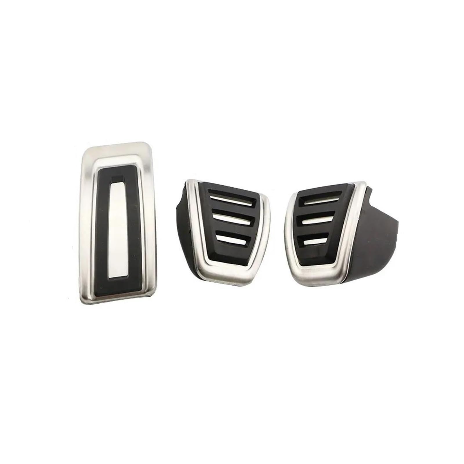 Auto-Pedal-Abdeckung Autopedale Für VW Für Tiguan Für Allspace LHD 2017 2018 2019 2020 2021 Edelstahl Gas Bremse Rest Pedal Schutz Abdeckung Bremse Pedalkappen(MT Without Rest) von MAMEFVBB