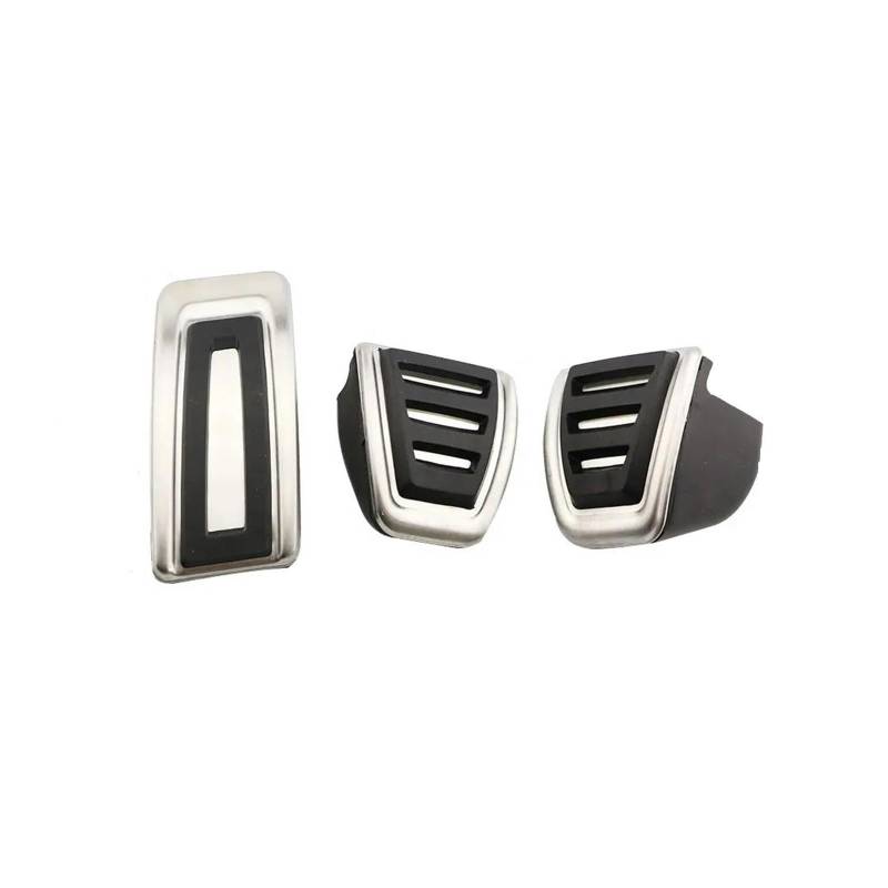 Auto-Pedal-Abdeckung Autopedale Für VW Für Tiguan Für Allspace LHD 2017 2018 2019 2020 2021 Edelstahl Gas Bremse Rest Pedal Schutz Abdeckung Bremse Pedalkappen(MT Without Rest) von MAMEFVBB