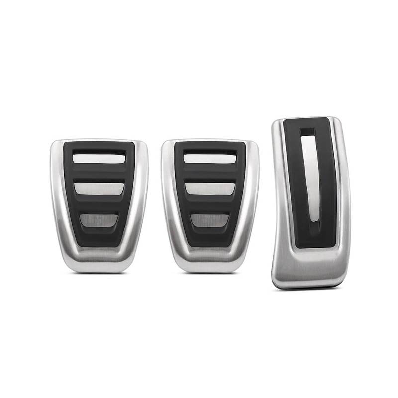 Auto-Pedal-Abdeckung Für A3 Für 8Y 2020 2021 2022 2023 Edelstahl at MT Autopedale Gasbremse Kein Bohren Restfoot Pedalschutz Bremse Pedalkappen(3 Piece A) von MAMEFVBB