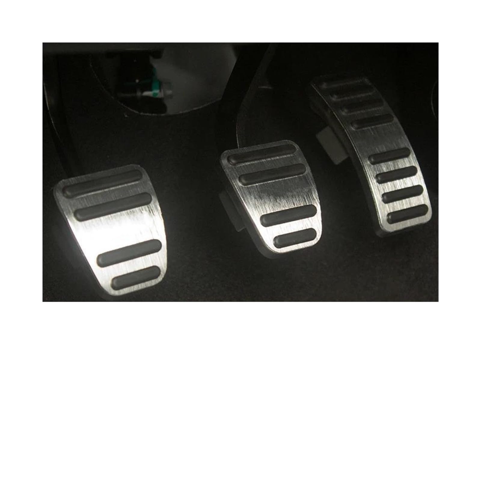 Auto-Pedal-Abdeckung Für Chery Für Tiggo 7 8 Pro Plus Für Tiggo 2 3X 4 5X Für Tiggo7 Für Tiggo8 Max 2016-2022 2023 2024 Auto-Kraftstoffbremspedalabdeckung Bremse Pedalkappen(MT Silver) von MAMEFVBB