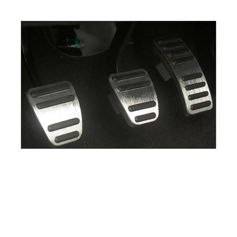 Auto-Pedal-Abdeckung Für Chery Für Tiggo 7 8 Pro Plus Für Tiggo 2 3X 4 5X Für Tiggo7 Für Tiggo8 Max 2016-2022 2023 2024 Auto-Kraftstoffbremspedalabdeckung Bremse Pedalkappen(MT Silver) von MAMEFVBB