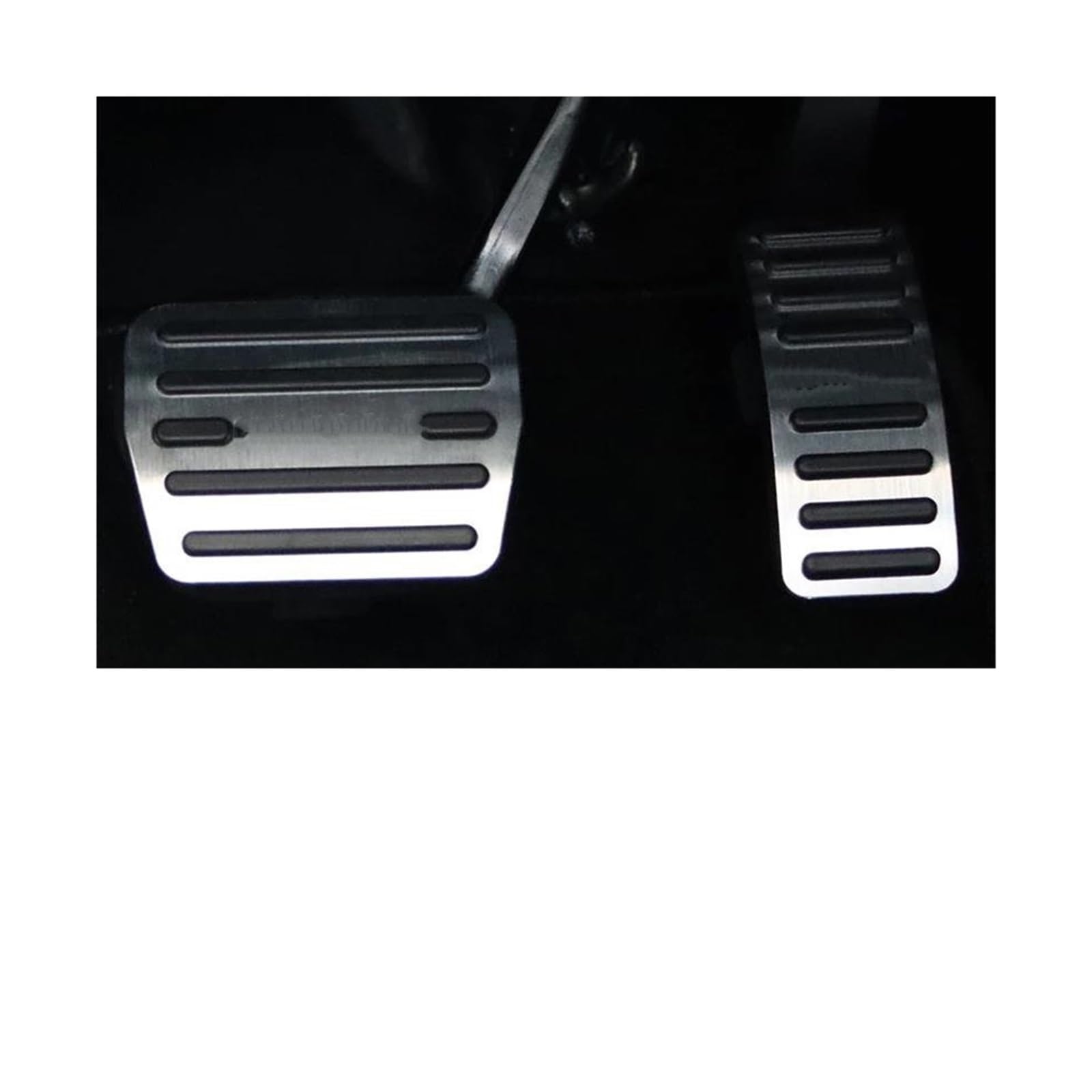 Auto-Pedal-Abdeckung Für Chery Für Tiggo 7 8 Pro Plus Für Tiggo 2 3X 4 5X Für Tiggo7 Für Tiggo8 Max 2016-2022 2023 2024 Auto-Kraftstoffbremspedalabdeckung Bremse Pedalkappen(at Silver) von MAMEFVBB
