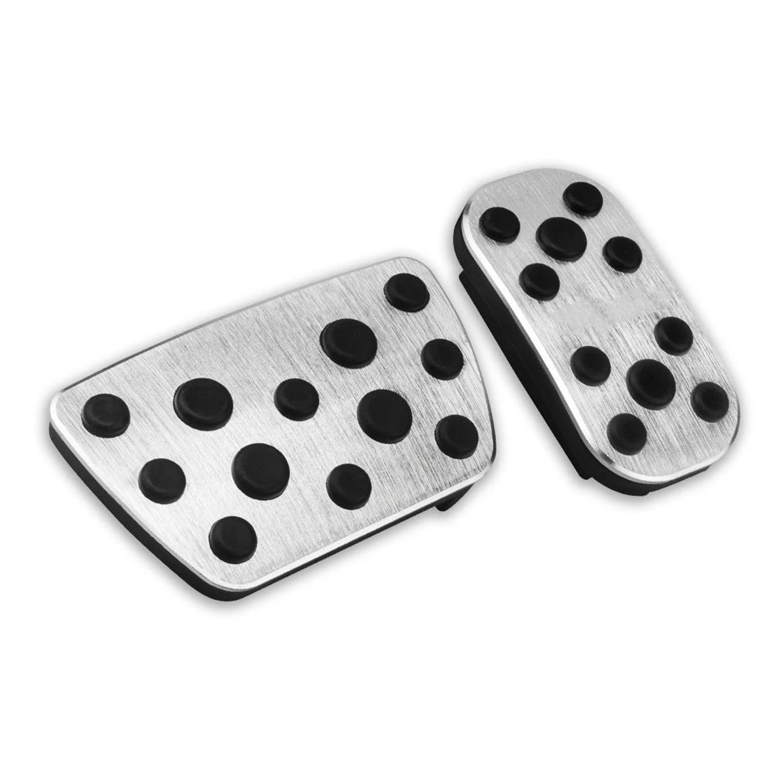 Auto-Pedal-Abdeckung Für Toyota Für Land Für Cruiser Für Prado 150 2010-2019 2020 Auto Fuß Kraftstoff Gaspedal Bremspedal Abdeckung rutschfeste Pad Bremse Pedalkappen(Silber) von MAMEFVBB