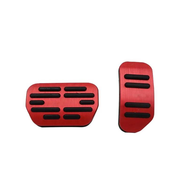 Auto-Pedal-Abdeckung Für Toyota Für RAV4 Für XA40 2013 2014 2015 2016 2017 2018 Für RAV 4 Auto Gaspedal Bremspedale Abdeckung Fall Pads Bremse Pedalkappen(Rot) von MAMEFVBB