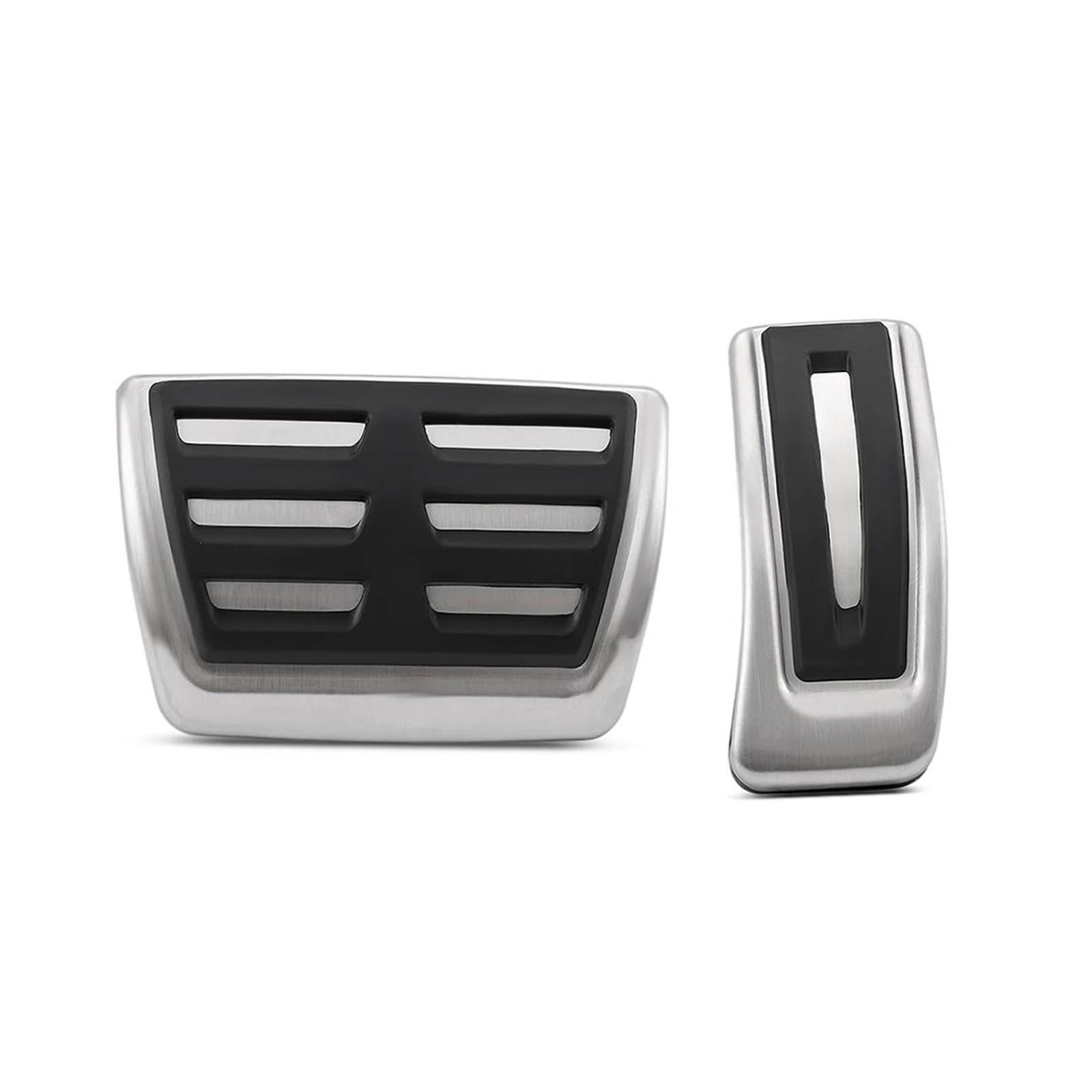 Auto-Pedal-Abdeckung Für VW Für Golf 8 Für Mk8 Für VIII 2019 2020 2021 2022 Edelstahl Auto Pedale Gaspedal Bremse Fußstütze Pedalabdeckung at MT Bremse Pedalkappen(2 Piece) von MAMEFVBB