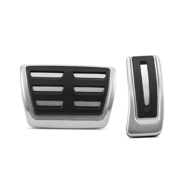 Auto-Pedal-Abdeckung Für VW Für Golf 8 Für Mk8 Für VIII 2019 2020 2021 2022 Edelstahl Auto Pedale Gaspedal Bremse Fußstütze Pedalabdeckung at MT Bremse Pedalkappen(2 Piece) von MAMEFVBB
