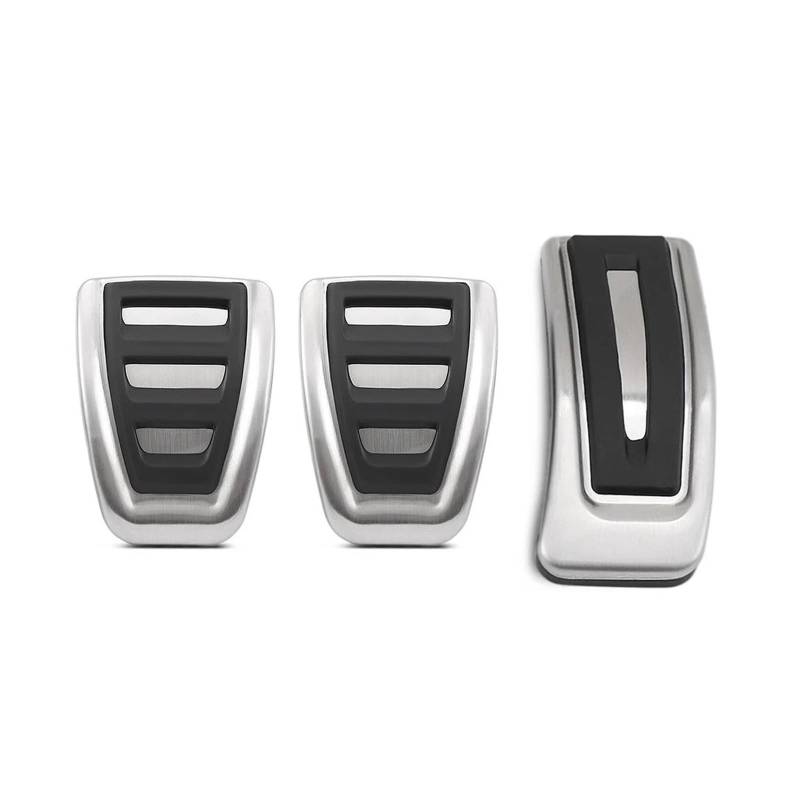 Auto-Pedal-Abdeckung Für VW Für Golf 8 Für Mk8 Für VIII 2019 2020 2021 2022 Edelstahl Auto Pedale Gaspedal Bremse Fußstütze Pedalabdeckung at MT Bremse Pedalkappen(3 Piece A) von MAMEFVBB