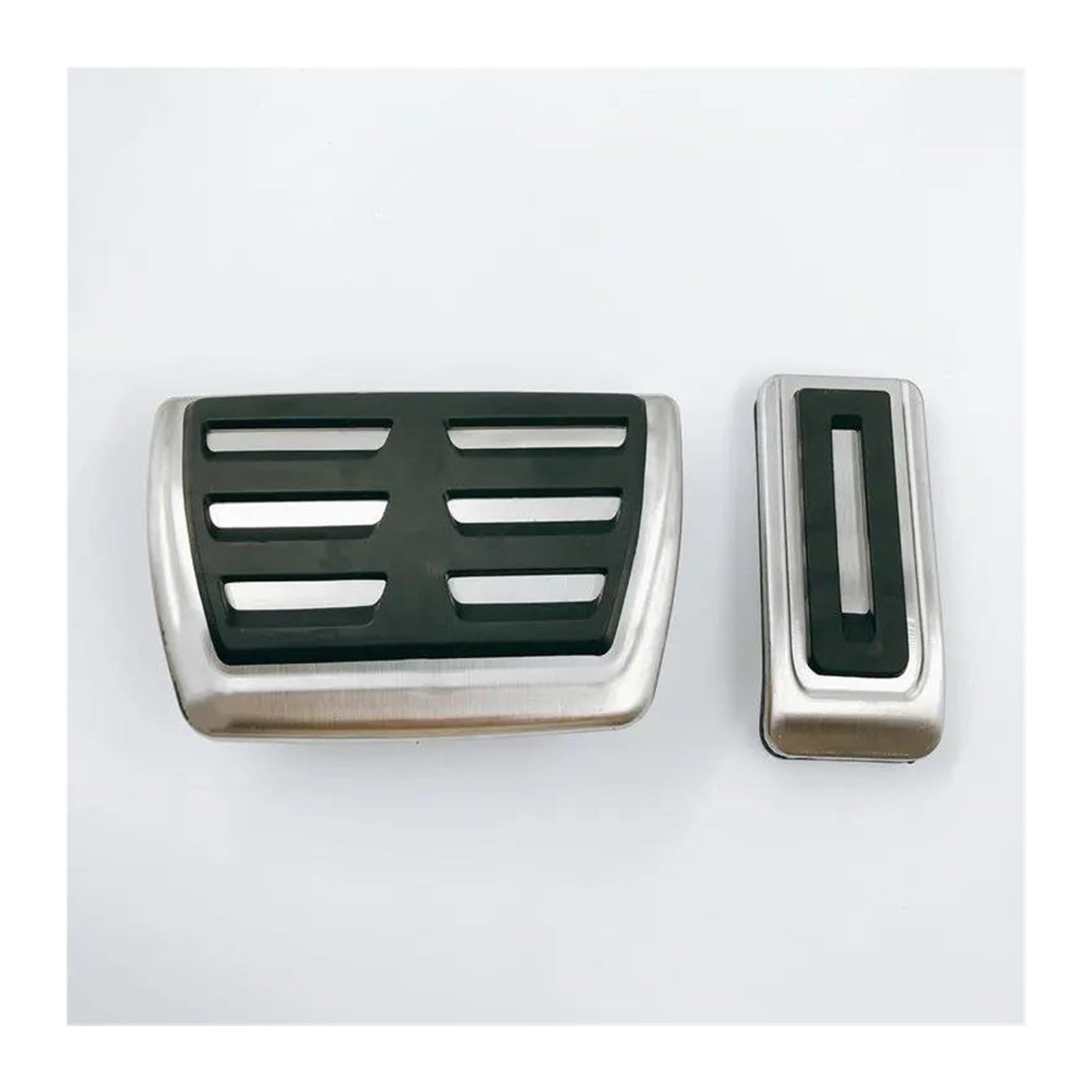 Auto-Pedal-Abdeckung Für VW Für Taigo Für Nivus 2020 2021 2022 Auto Fußpedale Gas Beschleuniger Bremse Edelstahl Pedal Abdeckung Teile Bremse Pedalkappen(2 Piece) von MAMEFVBB