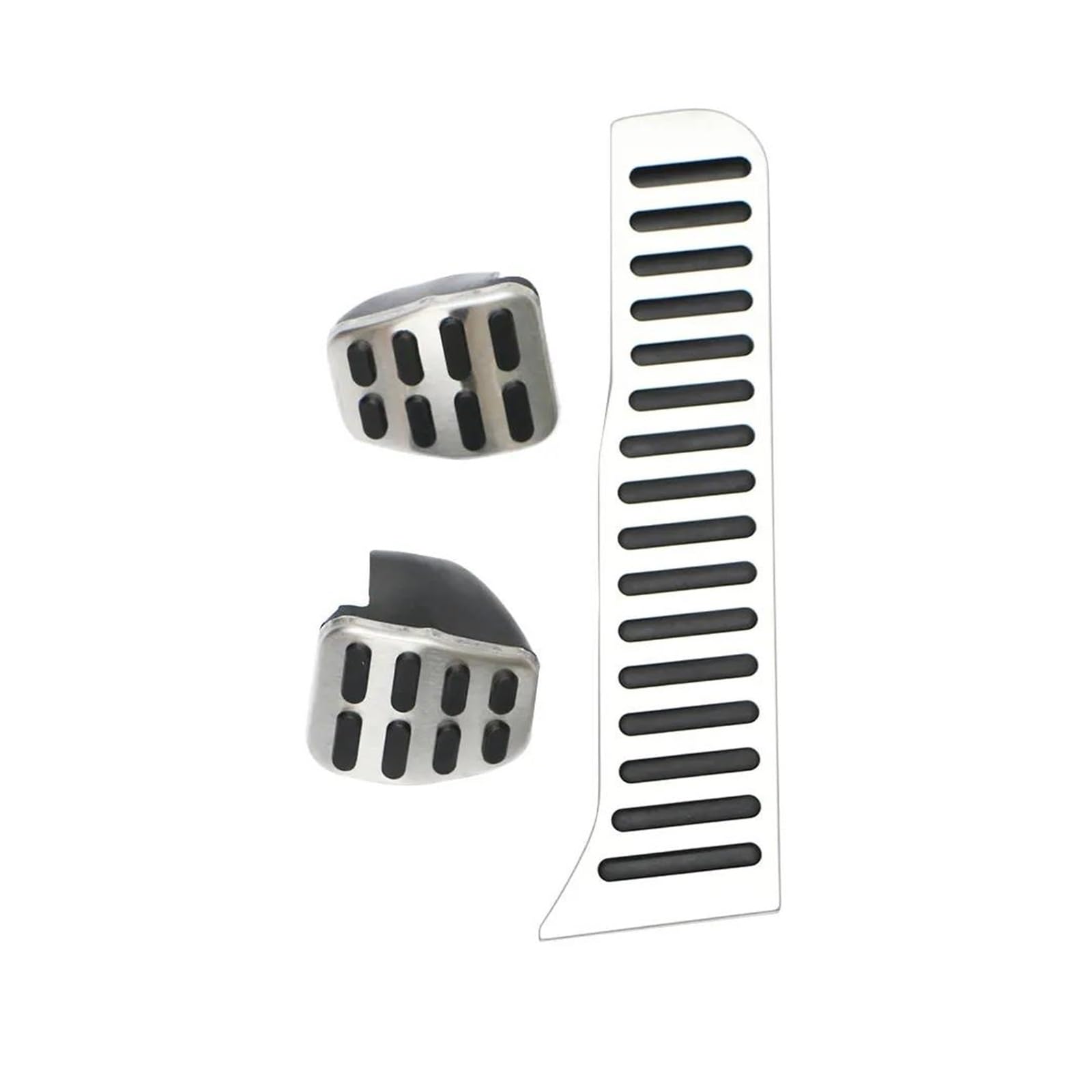 Auto-Pedal-Abdeckung Für VW Für Tiguan Für Touran 2008 2009 2010 2011 2012 2013 2014 2015 2016 Edelstahl-Gasbremspedalauflagen LHD-Autopedalabdeckung Bremse Pedalkappen(MT Without Rest) von MAMEFVBB