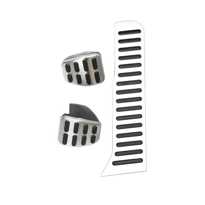 Auto-Pedal-Abdeckung Für VW Für Tiguan Für Touran 2008 2009 2010 2011 2012 2013 2014 2015 2016 Edelstahl-Gasbremspedalauflagen LHD-Autopedalabdeckung Bremse Pedalkappen(MT Without Rest) von MAMEFVBB
