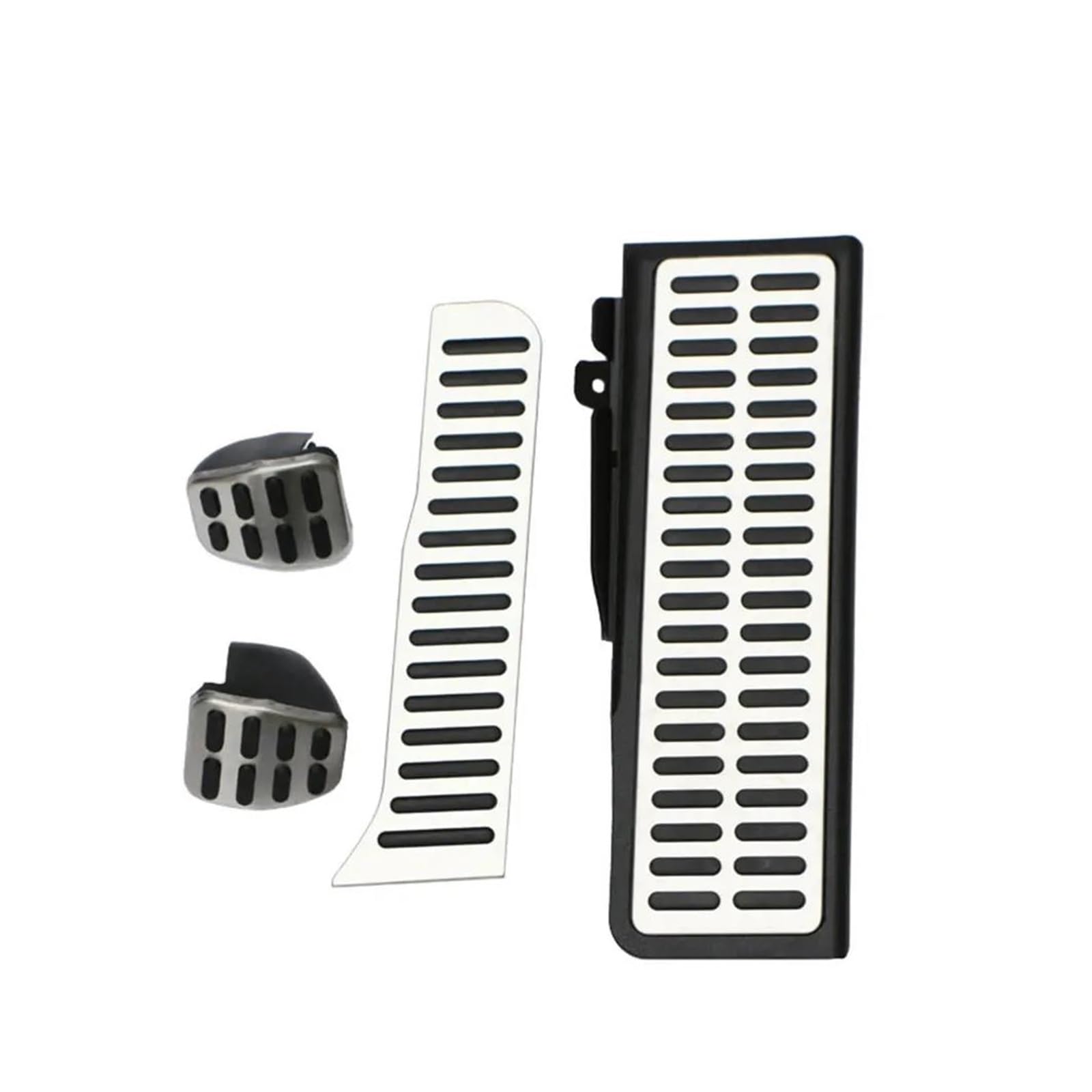 Auto-Pedal-Abdeckung Für VW Für Tiguan Für Touran 2008 2009 2010 2011 2012 2013 2014 2015 2016 Edelstahl-Gasbremspedalauflagen LHD-Autopedalabdeckung Bremse Pedalkappen(MT with Rest) von MAMEFVBB