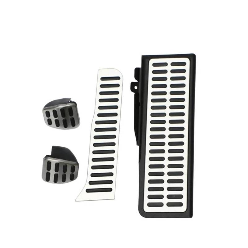 Auto-Pedal-Abdeckung Für VW Für Tiguan Für Touran 2008 2009 2010 2011 2012 2013 2014 2015 2016 Edelstahl-Gasbremspedalauflagen LHD-Autopedalabdeckung Bremse Pedalkappen(MT with Rest) von MAMEFVBB