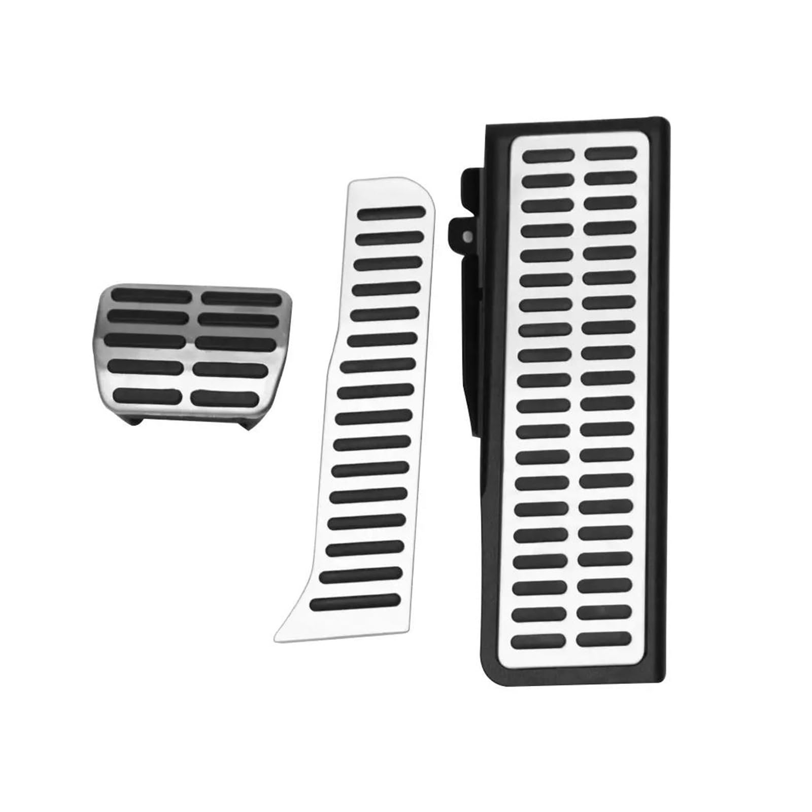 Auto-Pedal-Abdeckung Für VW Für Tiguan Für Touran 2008 2009 2010 2011 2012 2013 2014 2015 2016 Edelstahl-Gasbremspedalauflagen LHD-Autopedalabdeckung Bremse Pedalkappen(at with Rest) von MAMEFVBB