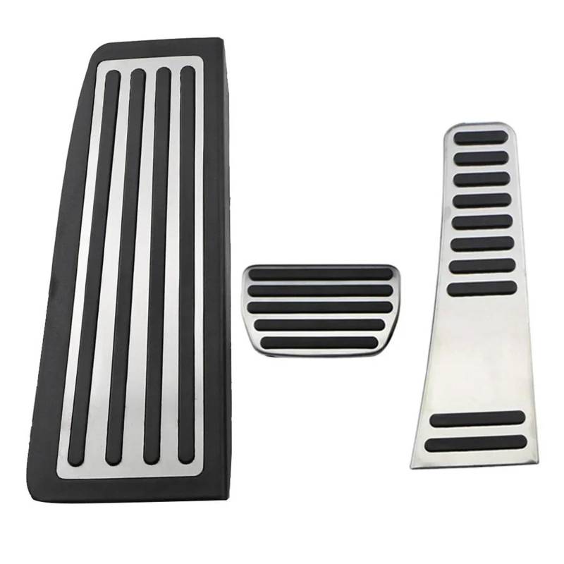 Auto-Pedal-Abdeckung Für Volvo Für XC60 2017 2018 2019 2020 2021 Auto Gaspedal Bremspedal Fußstütze Pedalplatte Abdeckung Nicht-Bohrung Innen Refit Bremse Pedalkappen(at with Rest Pedal) von MAMEFVBB