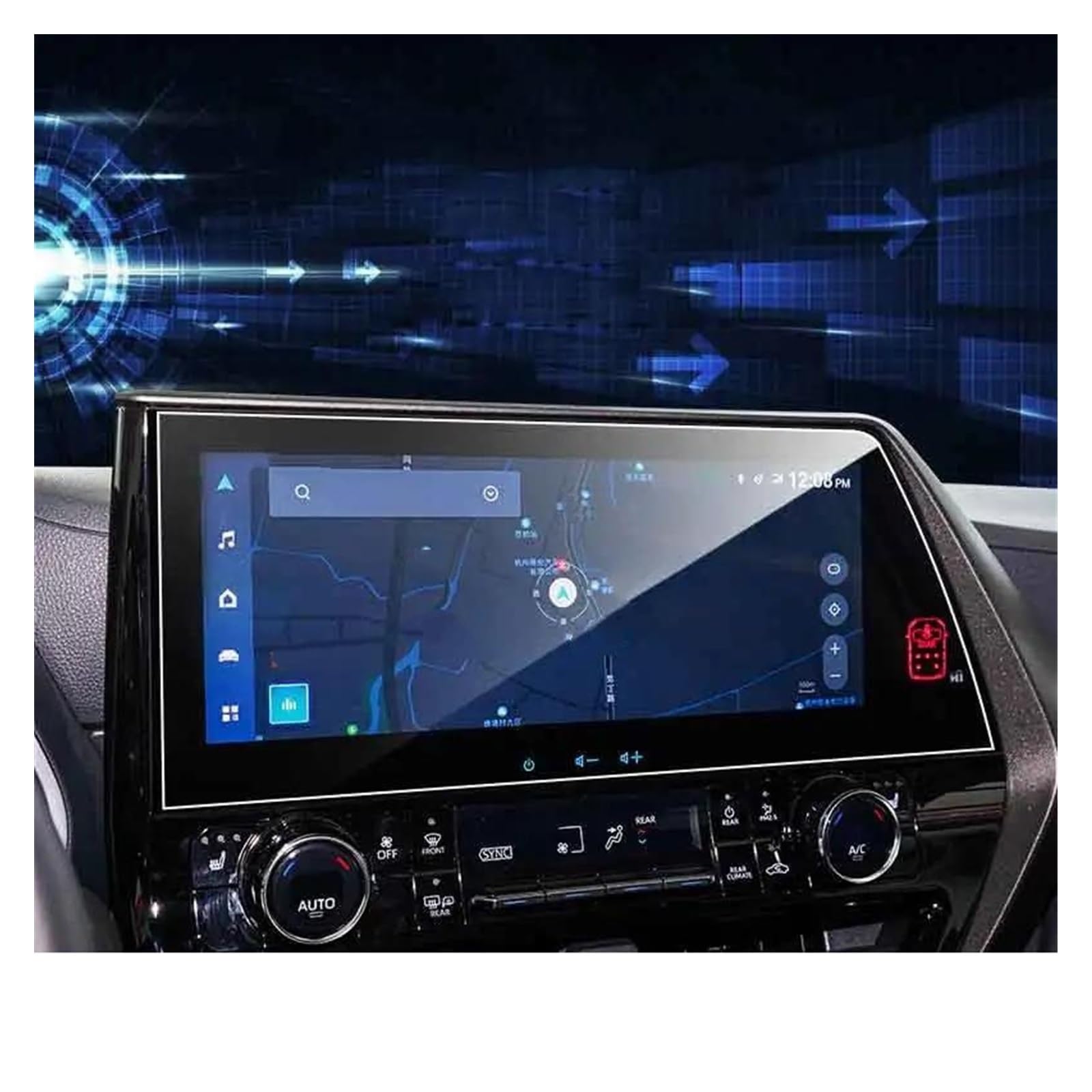 Navigation Bildschirm Schutz 12,3 Zoll Auto GPS Navigation Gehärtetes Glas Displayschutzfolie Für Toyota Für Highlander Für Platin Für Hybrid 2020-2022 GPS Glas Schutzfolie Navigation Bildschirm Schutz 12,3 Zoll Auto GPS Navigation Gehärtetes Glas Displayschutzfolie Für Toyota Für Highlander Für Platin Für Hybrid 2020-2022 GPS Glas Schutzfolie von MAMEFVBB