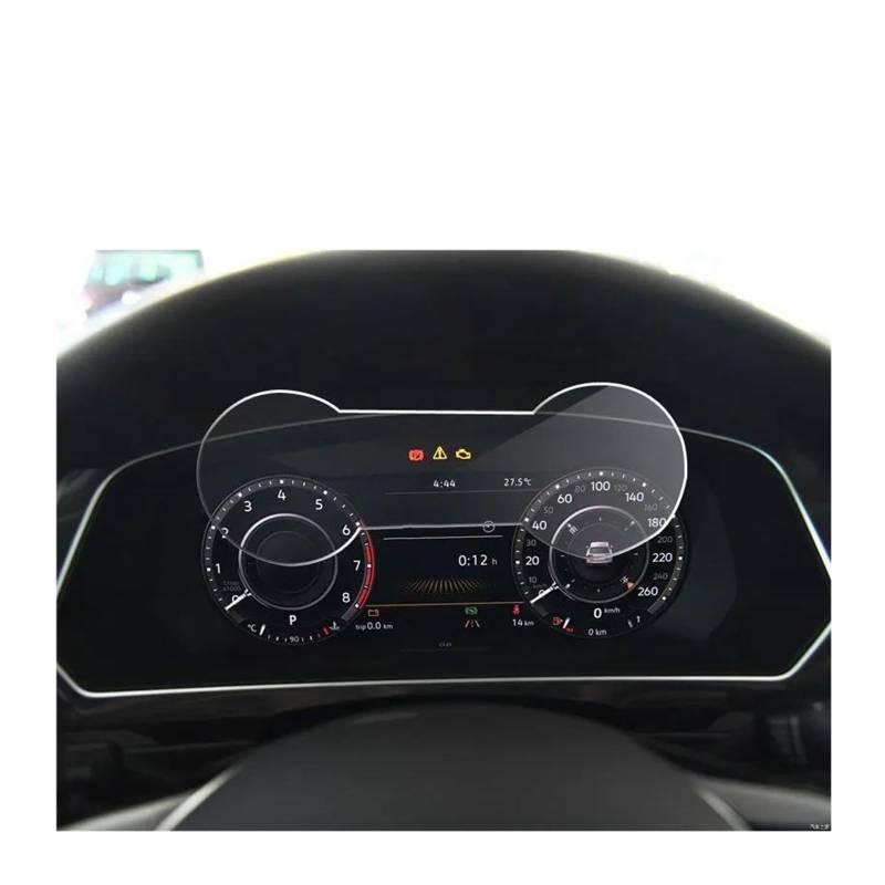 Navigation Bildschirm Schutz 12,3 Zoll Für Vw Für Tiguan 2018 Gehärtetem Glas Screen Protector Dash Panel Bildschirm Anti Scratch Film Instrument Panel GPS Glas Schutzfolie von MAMEFVBB