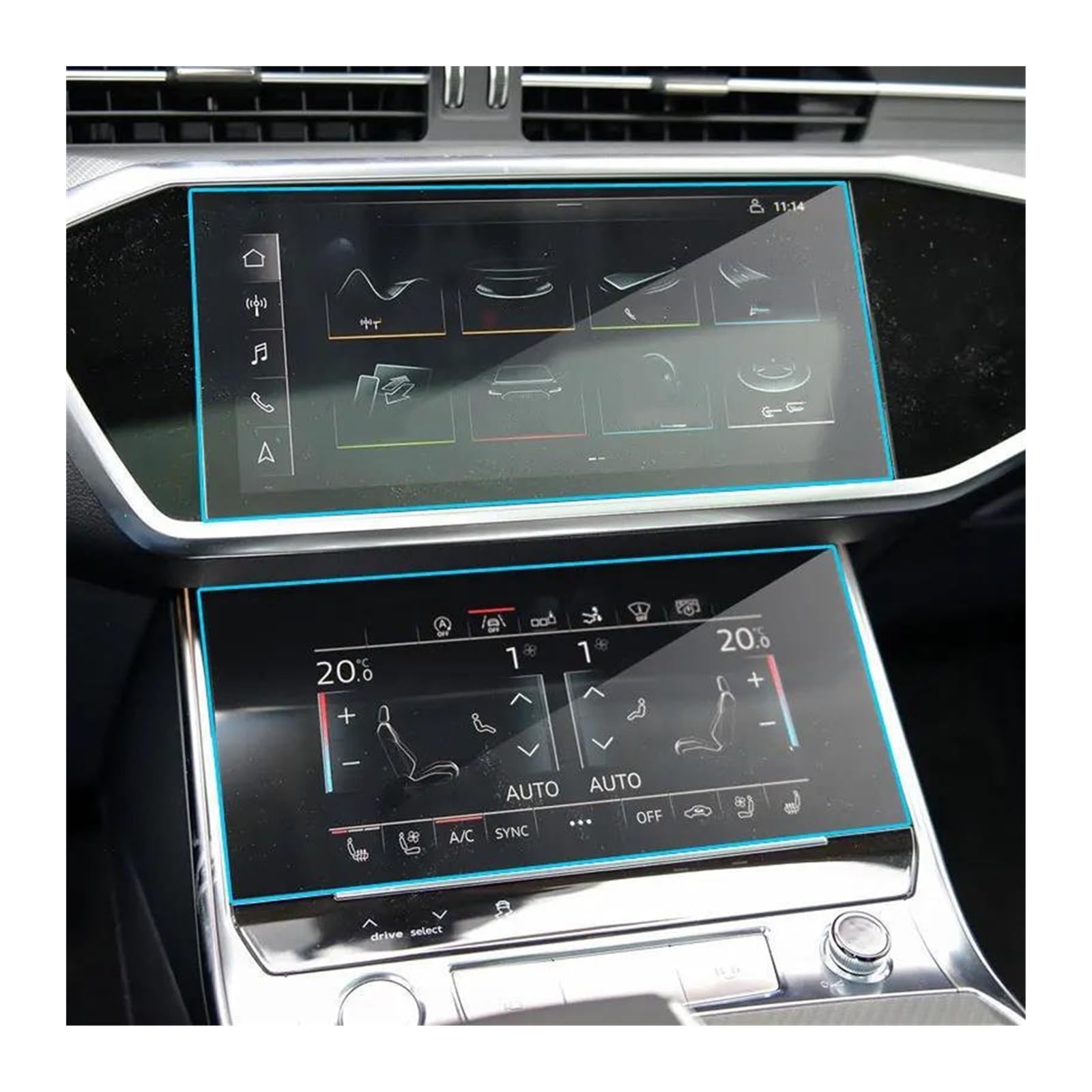 Navigation Bildschirm Schutz 2 Stücke Für A6 Für A7 2019 2020 Screen Protector Auto Touchscreen 9H Gehärtetem Glas Bildschirm Schutz Film GPS Glas Schutzfolie Navigation Bildschirm Schutz 2 Stücke Für A6 Für A7 2019 2020 Screen Protector Auto Touchscreen 9H Gehärtetem Glas Bildschirm Schutz Film GPS Glas Schutzfolie von MAMEFVBB