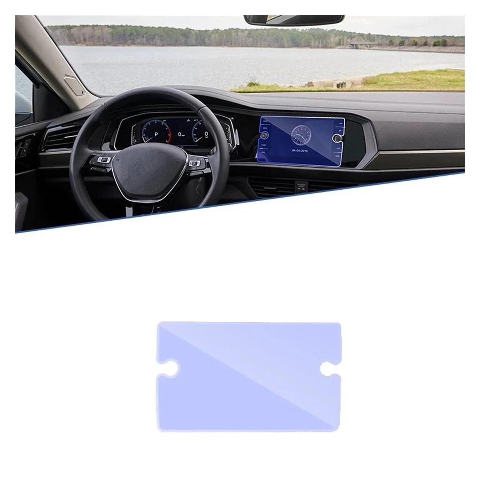 Navigation Bildschirm Schutz 8 "Auto Navigation Screen Protector Gehärtetes Glas Für VW Für Jetta Für A7 Für MK7 2019 2020 2021 2022 GPS Glas Schutzfolie(GPS) von MAMEFVBB