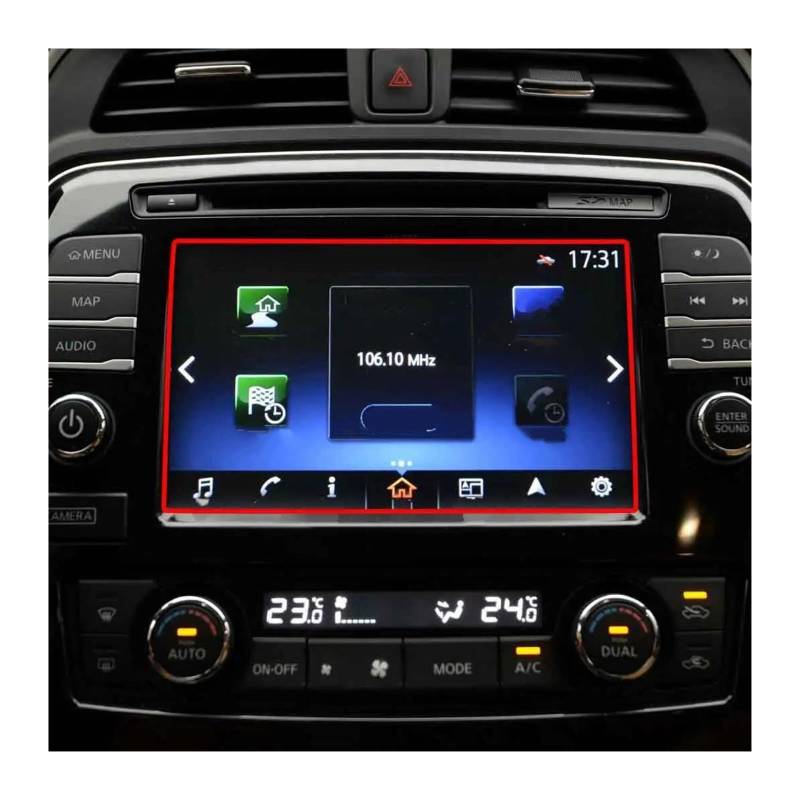 Navigation Bildschirm Schutz 8-Zoll Für Nissan Für Maxima 2016 2017 2018 2019 Auto Navigation Bildschirm Gehärtetes Glas Schutz Film Innen Zubehör GPS Glas Schutzfolie von MAMEFVBB