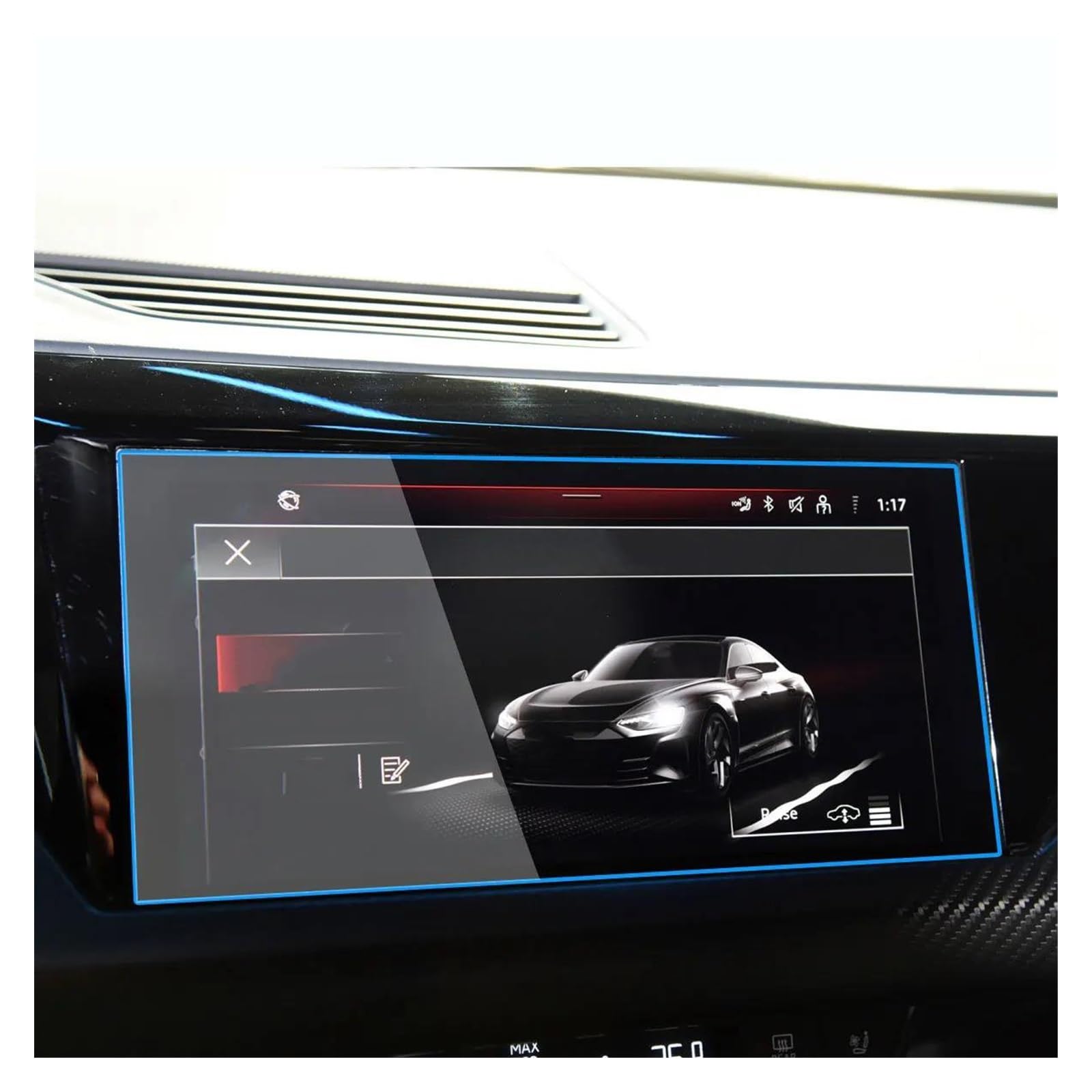 Navigation Bildschirm Schutz Auto GPS Navigation Dashboard LCD Bildschirm Gehärtetes Glas Schutz Film Innen Für RS Für E-tron Für GT 2022 2023 GPS Glas Schutzfolie(GPS) von MAMEFVBB